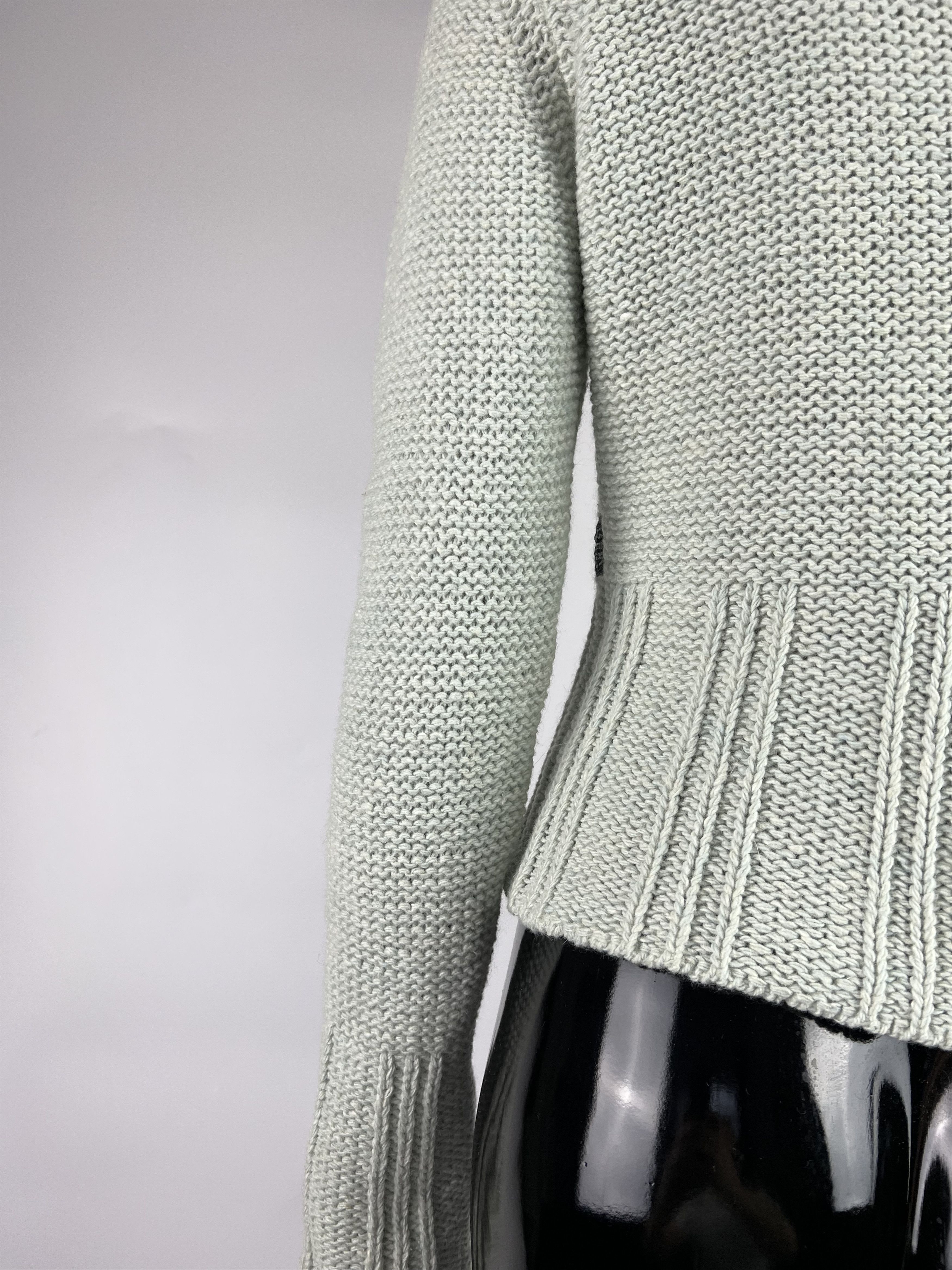 Les Copains × Vintage Les Copains Jeans Vtg Cropped Wool Angora Knit Sweater IT42 Size M / US 6-8 / IT 42-44 - 5 Thumbnail