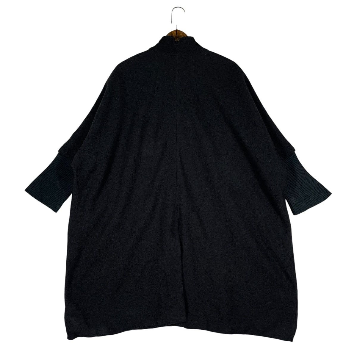 Other Kristensen DU NORD Black Cashmere Wool Oversized Coat Size M / US 6-8 / IT 42-44 - 15 Thumbnail