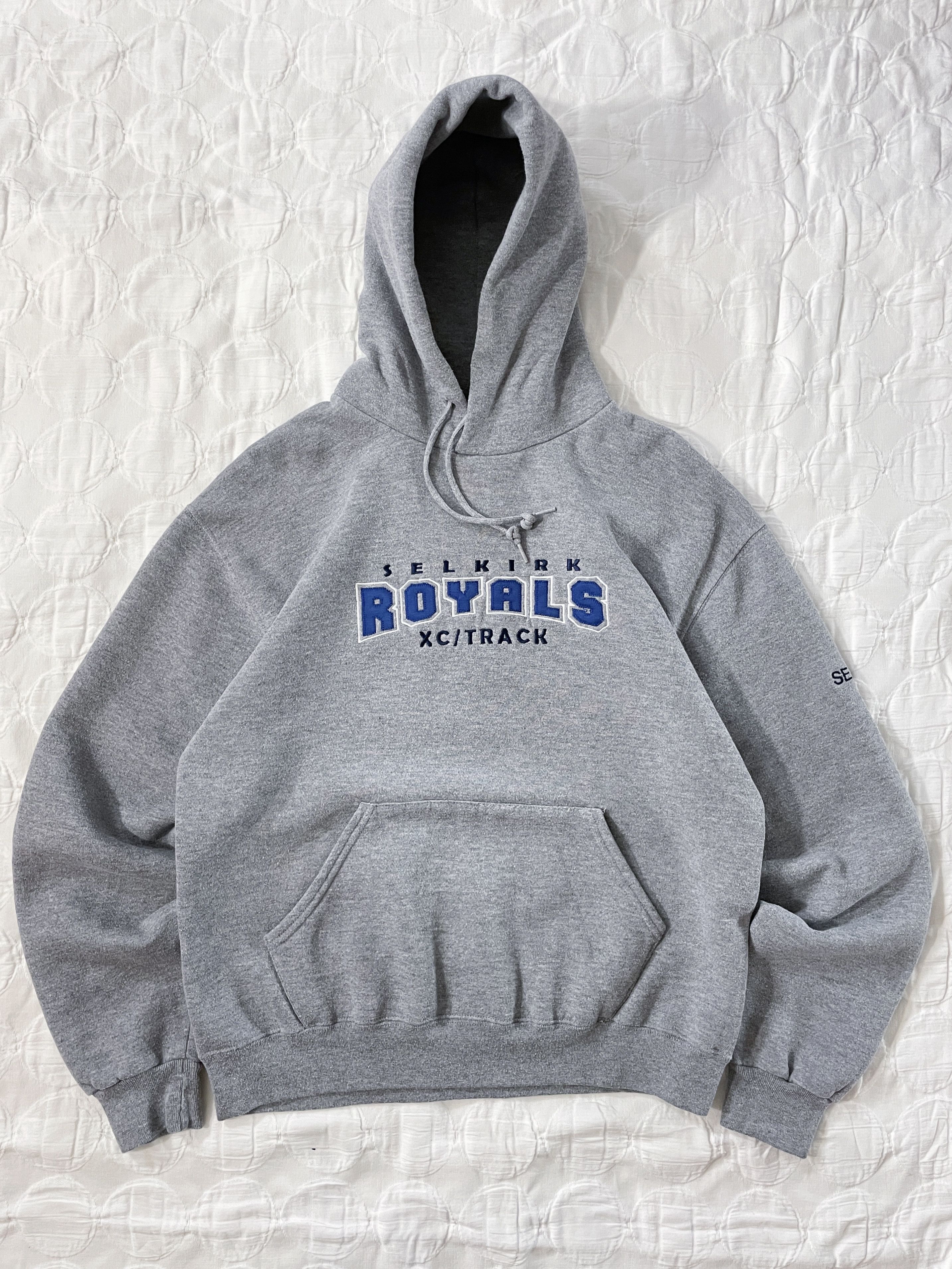 Russell Athletic × Vintage 2000s Boxy Faded Royals Track Russell Athletic Hoodie Size US M / EU 48-50 / 2 - 1 Thumbnail