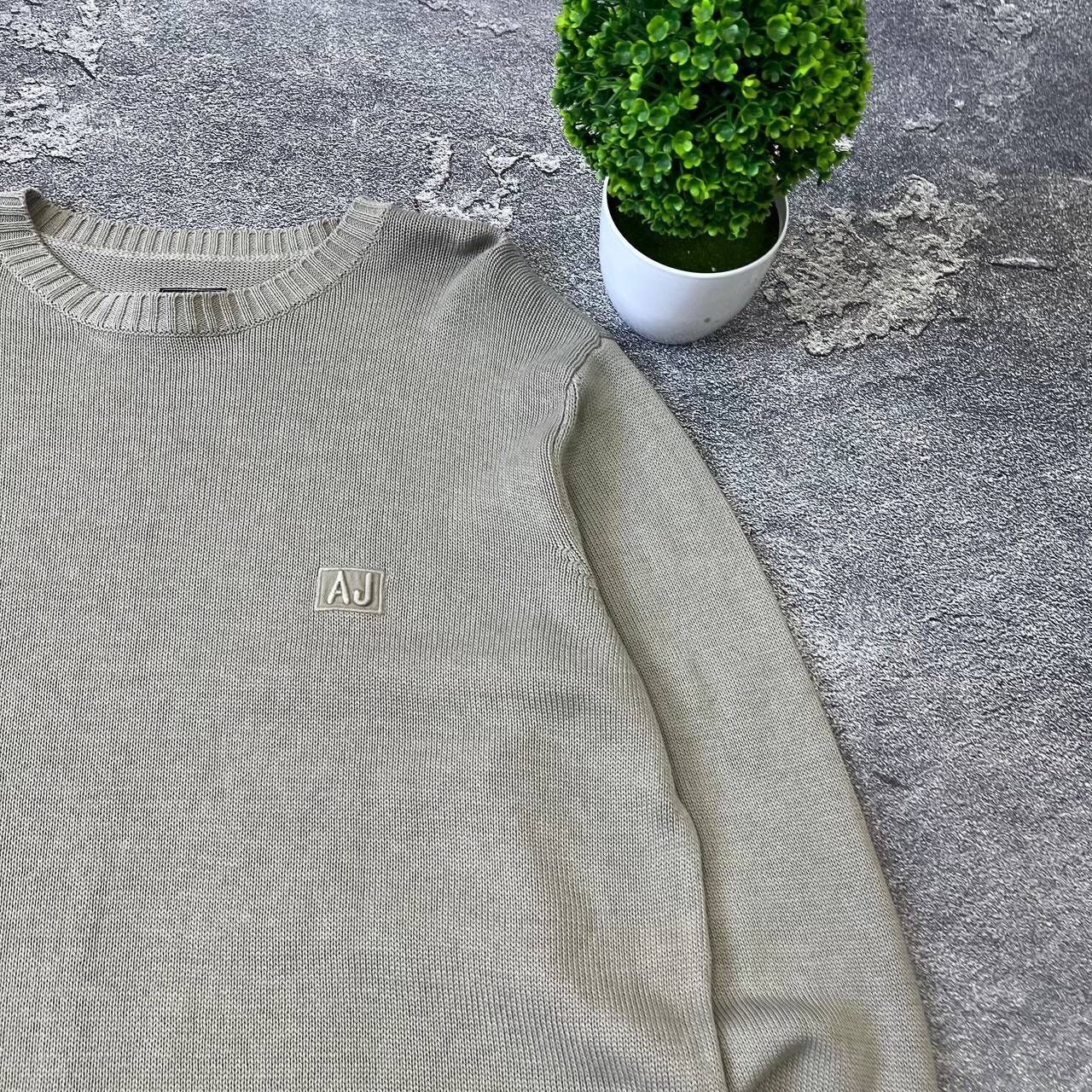 Armani Very rare, Vintage Armani Jeans, sweater 90s Y2K big logo Size US XL / EU 56 / 4 - 11 Thumbnail