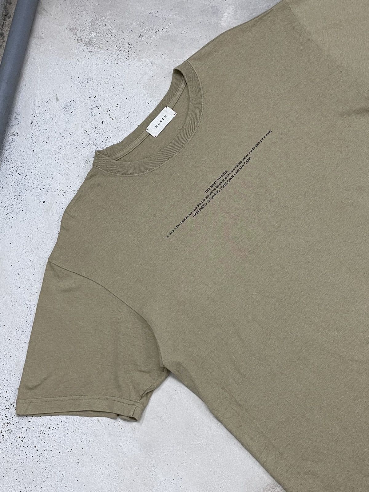 Japanese Brand Hunch The Best Thing Life Art Photo Tee Size US M / EU 48-50 / 2 - 3 Thumbnail