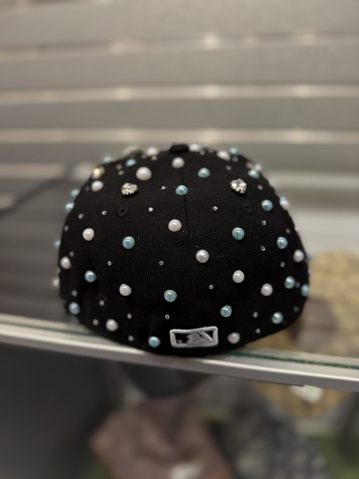 Other PAPE Fitted Hat Stone Crystal Brand New 7 3/8 Size ONE SIZE - 4 Thumbnail