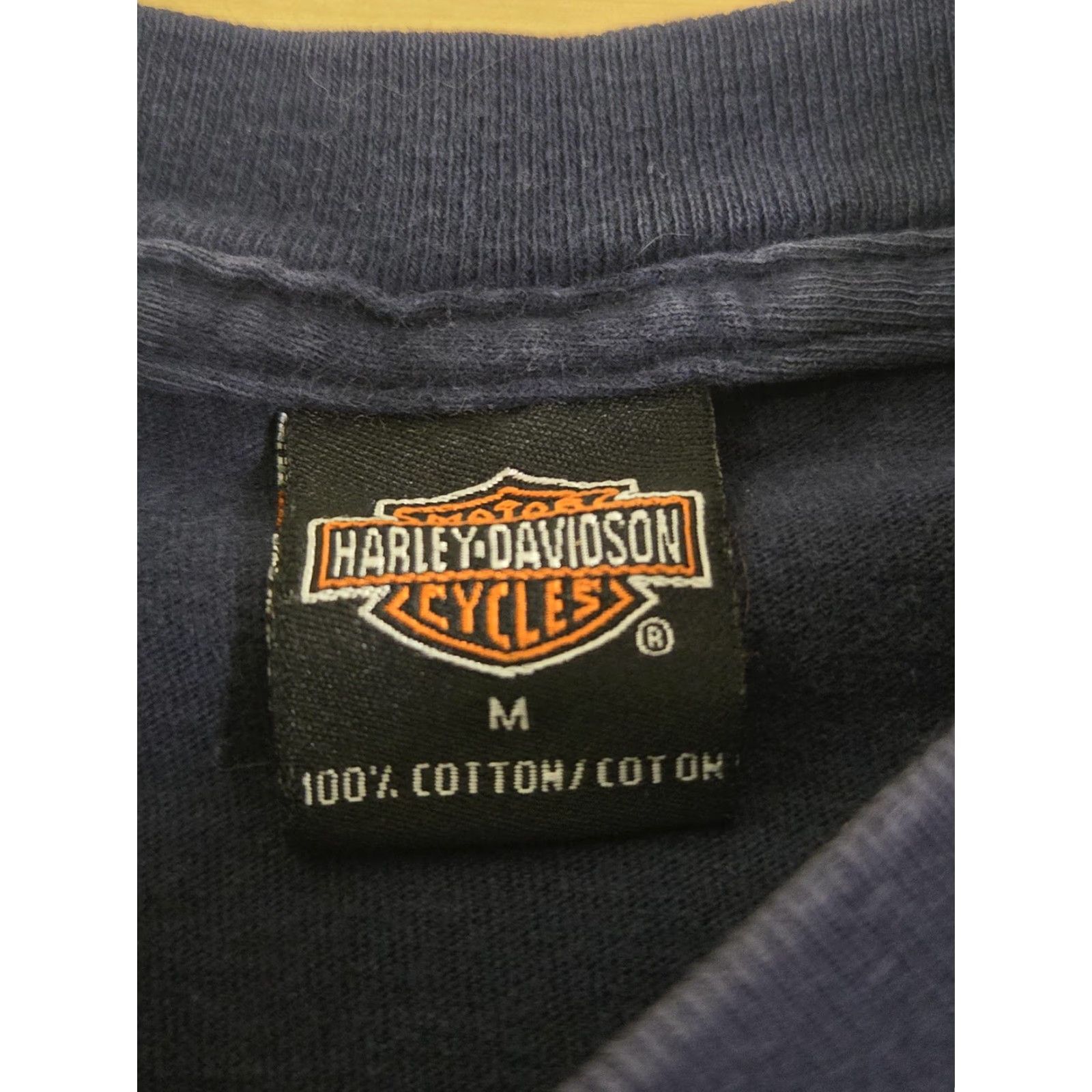 Harley Davidson VINTAGE Harley-Davidson Shirt Mens M Blue Eagle American Flag 90s Nassau County Patriotic Harley-Davidson T-Shirt Mens Medium Blue Eagle USA 90s Size US M / EU 48-50 / 2 - 3 Thumbnail