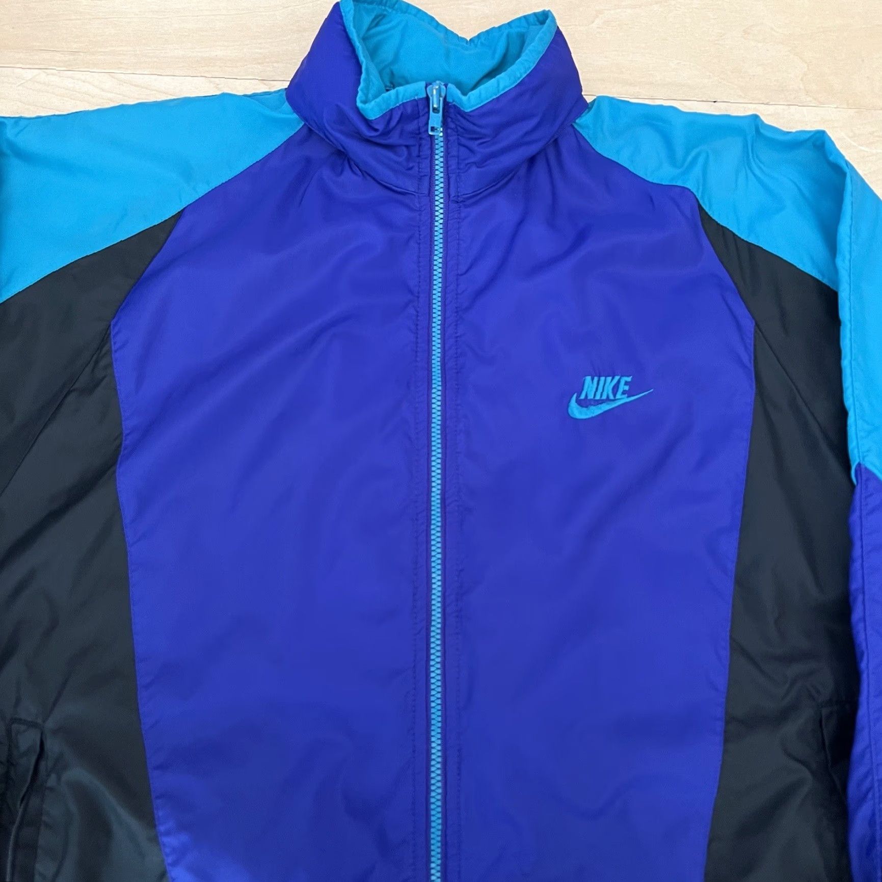 Nike Vintage Nike Windbreaker Small Purple Black 90s Oregon Sportswear Swoosh Jacket Men Small Purple 90s Nike Windbreaker Size US S / EU 44-46 / 1 - 3 Thumbnail