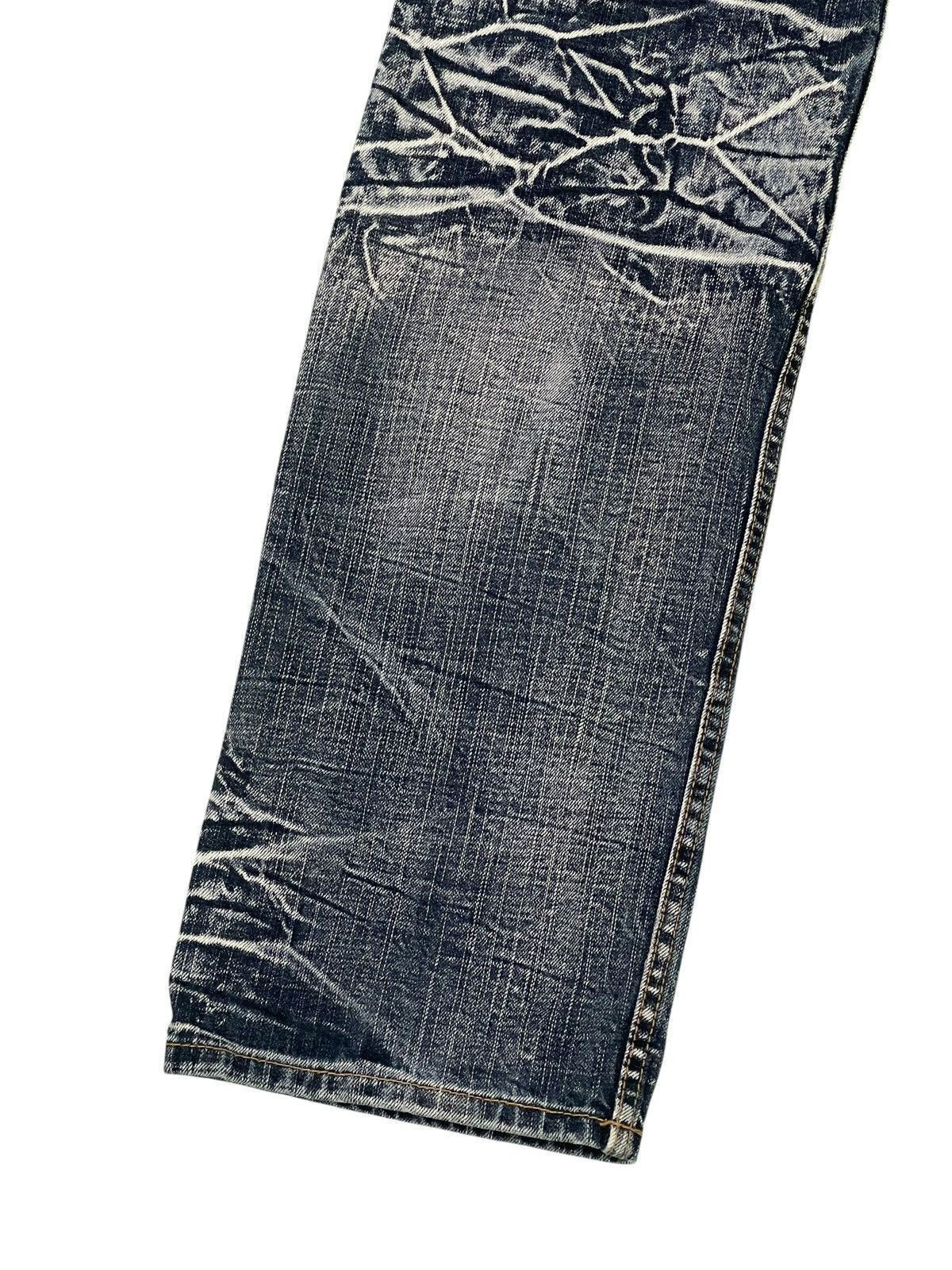 Yasuyuki Ishii Straight Jeans Sorridere Faded Acid Wash Chrome hearts 2🟦8 Size US 34 / EU 50 - 2 Thumbnail