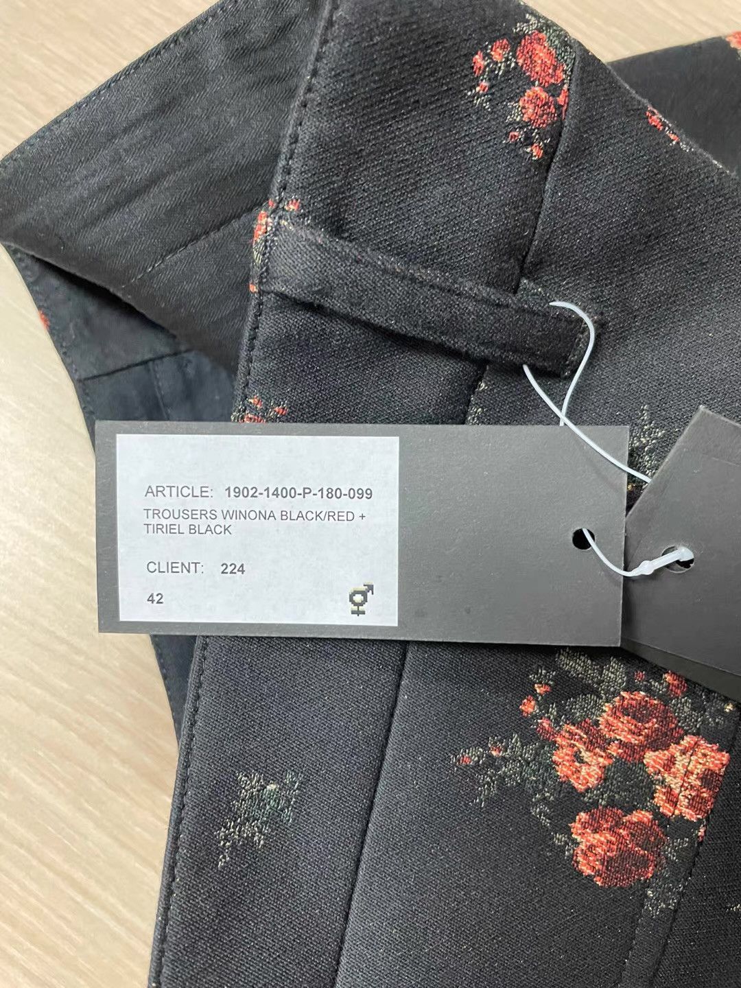 Ann Demeulemeester Ann Demeulemeester 19AW Jacquard Pants Ｑ21 Size US 34 / EU 50 - 5 Thumbnail