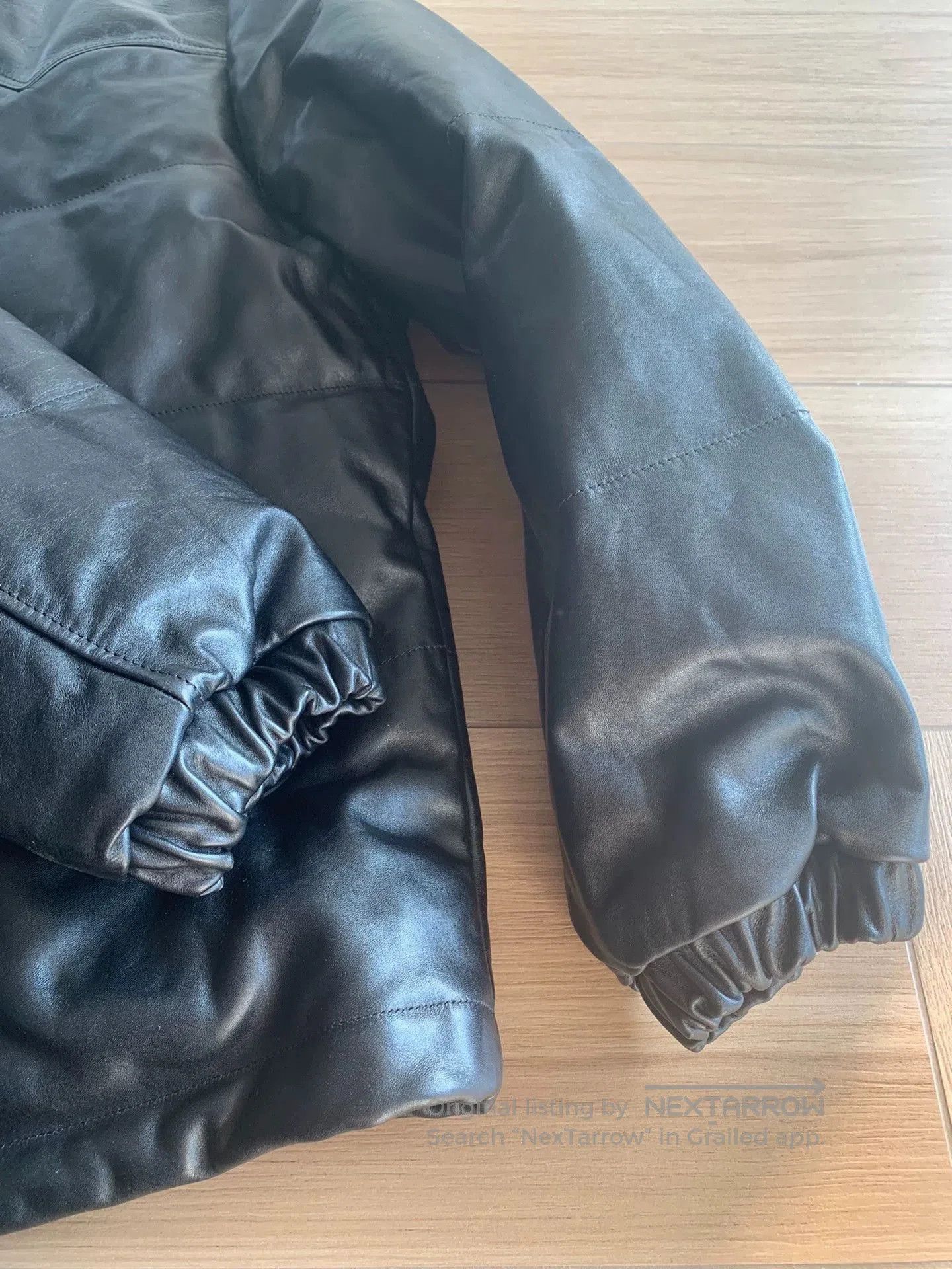 DOUBLE HELIX Black Leather Jacket . Size US S / EU 44-46 / 1 - 7 Thumbnail