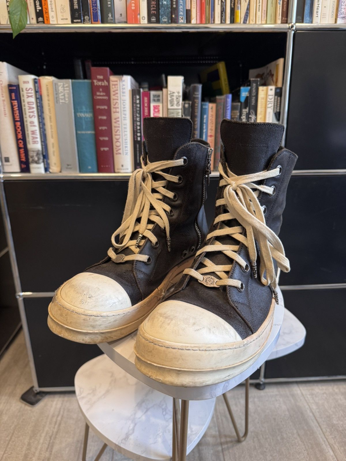 Chrome Hearts × Rick Owens Chrome Hearts Rick Owens Ramones 45 Size US 12 / EU 45 - 1 Thumbnail