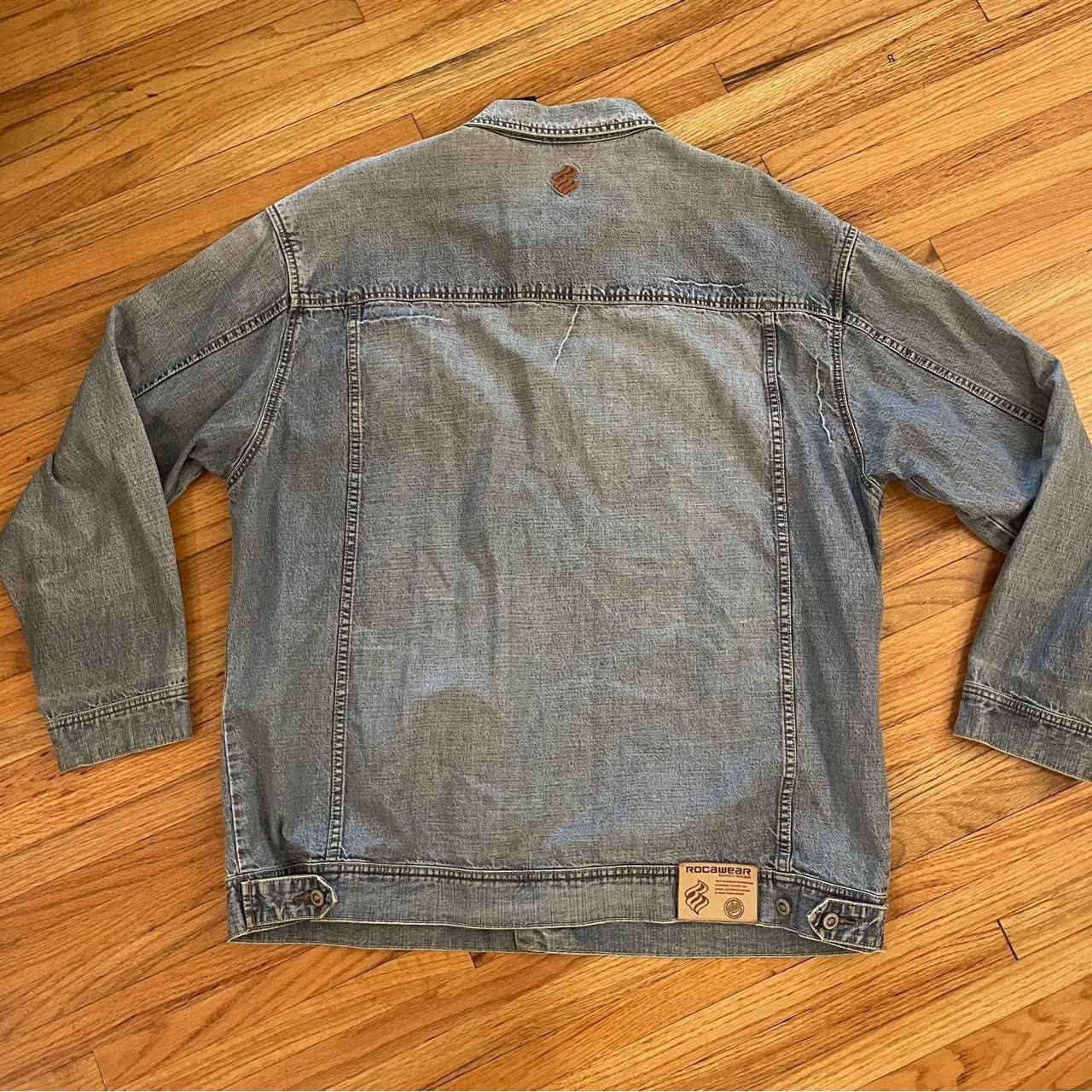 Rocawear Vintage Rocawear Denim Jacket Size US XL / EU 56 / 4 - 2 Thumbnail