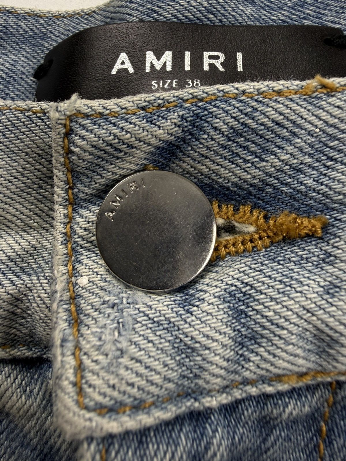 Amiri Amiri S/S'19 Distressed Paint Splatter Denim Short Size US 38 / EU 54 - 7 Thumbnail