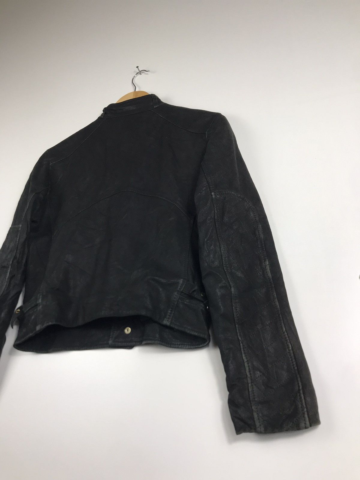 ADAM ET ROPE × Vintage ⚡️Vintage Adam Et Rope Gelli Leather Cropped Rider Jacket Size S / US 4 / IT 40 - 20 Thumbnail