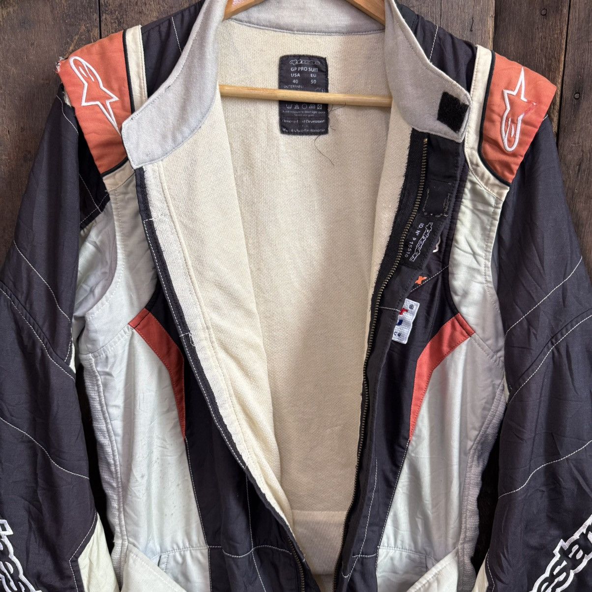 Alpinestars Vintage Alpinestars Kazuya Oshima Racing Suit Size US 34 / EU 50 - 9 Thumbnail