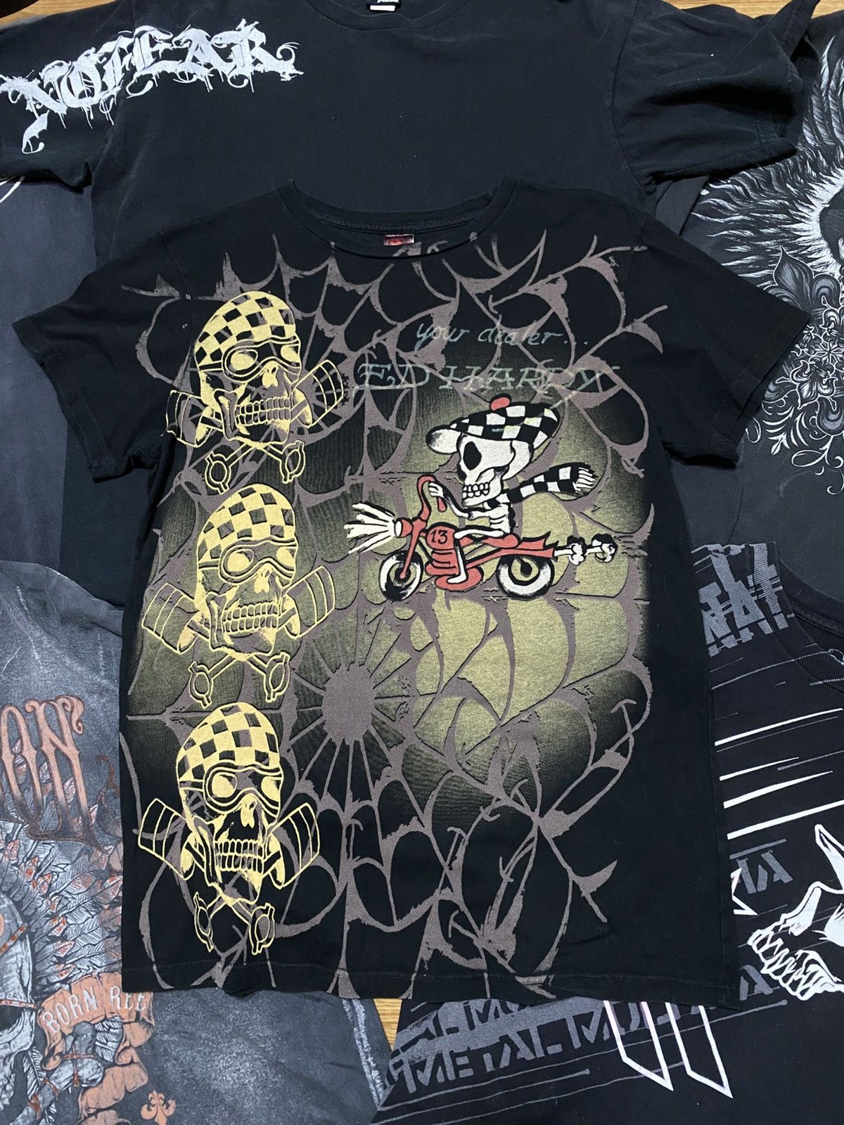 Christian Audigier × Ed Hardy Ed Hardy Christian Audigier skull tattoo Size US M / EU 48-50 / 2 - 1 Thumbnail