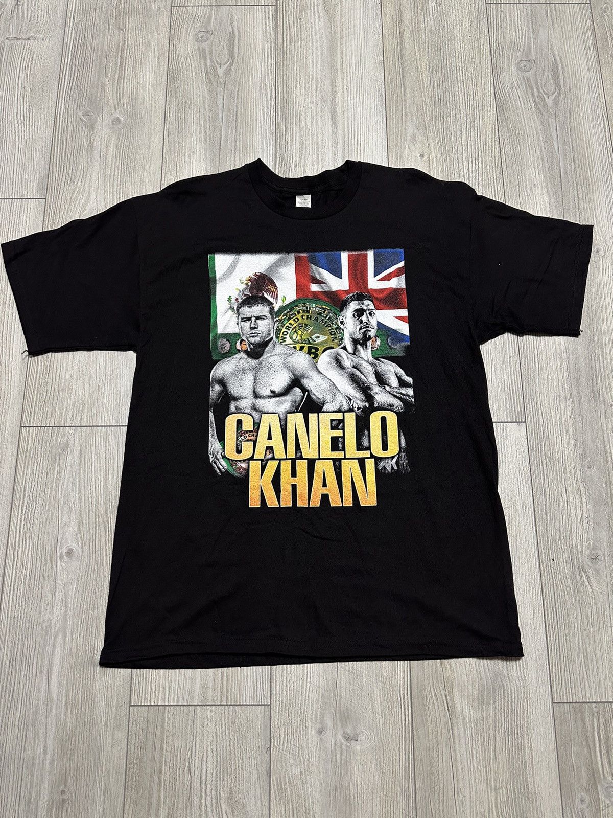 Vintage Boxing MGM Grand Canelo Khan promo tee Size US XL / EU 56 / 4 - 1 Thumbnail