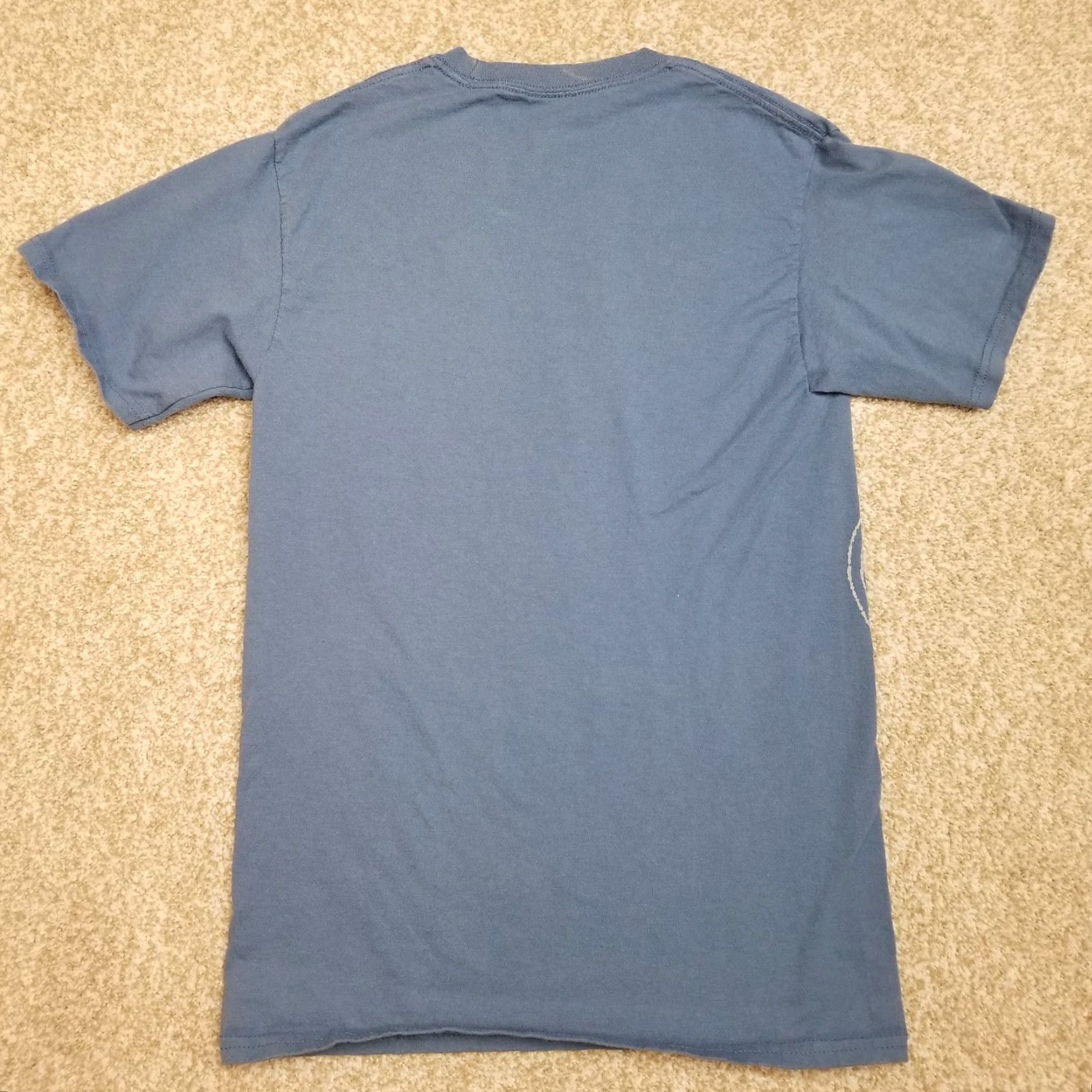 Disney Disney Mickey Mouse Womens Small Blue 100% Cotton Crewneck Pullover TEE Size S / US 4 / IT 40 - 5 Thumbnail