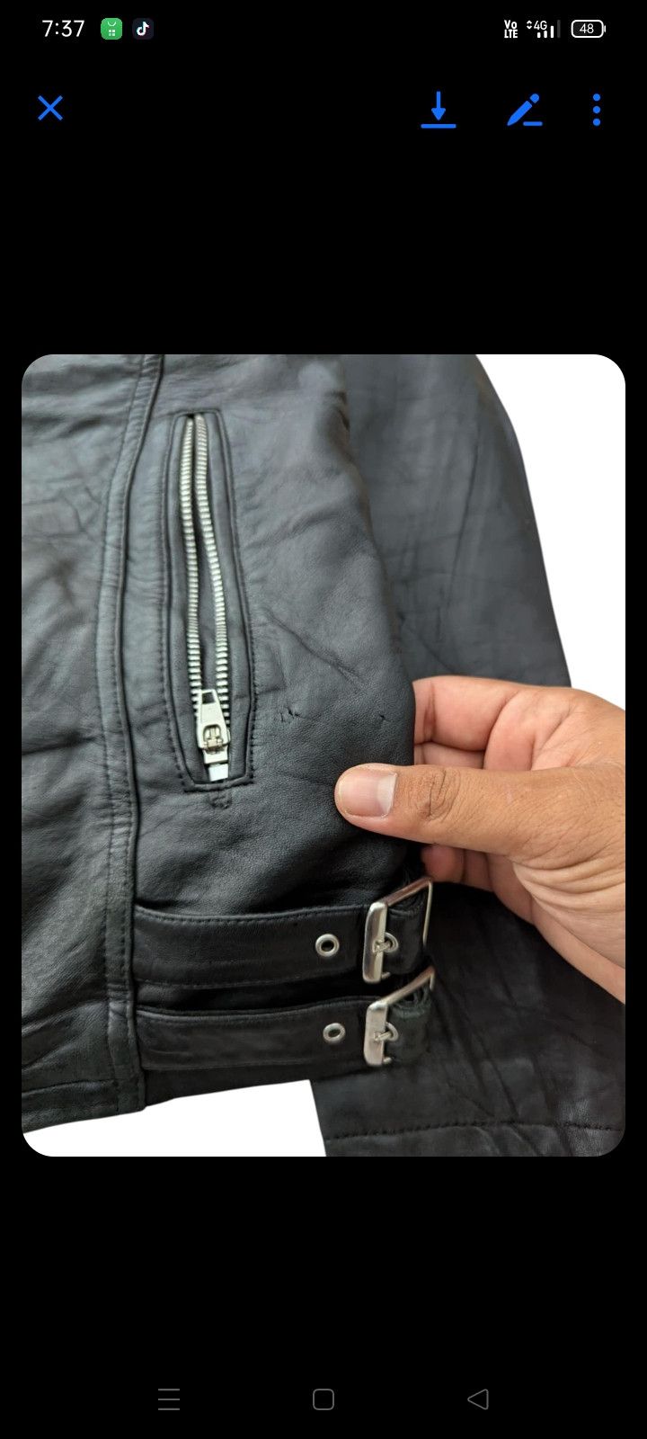 JACKROSE Jackrose Rider leather jacket vkei style Size US M / EU 48-50 / 2 - 6 Thumbnail