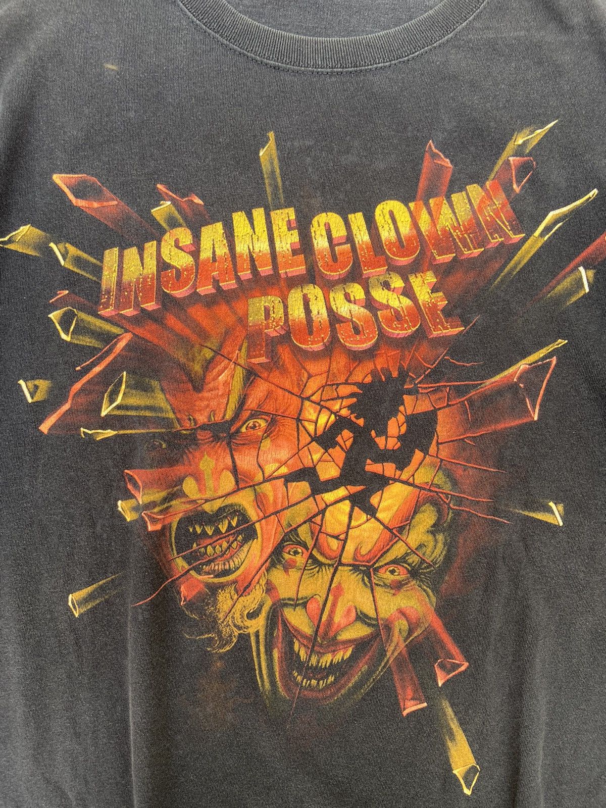 Band Tees 2010 INSANE CLOWN POSSE RED AND YELLOW SHATTERED GLASS TEE Size US XL / EU 56 / 4 - 2 Thumbnail