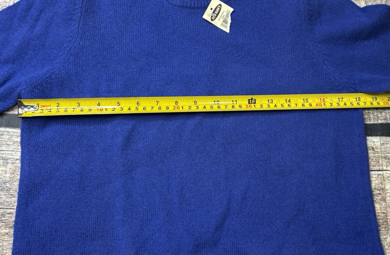 Old Navy Old Navy Sweater Womens Medium Lambswool Blue Crew Neck Size M / US 6-8 / IT 42-44 - 9 Thumbnail