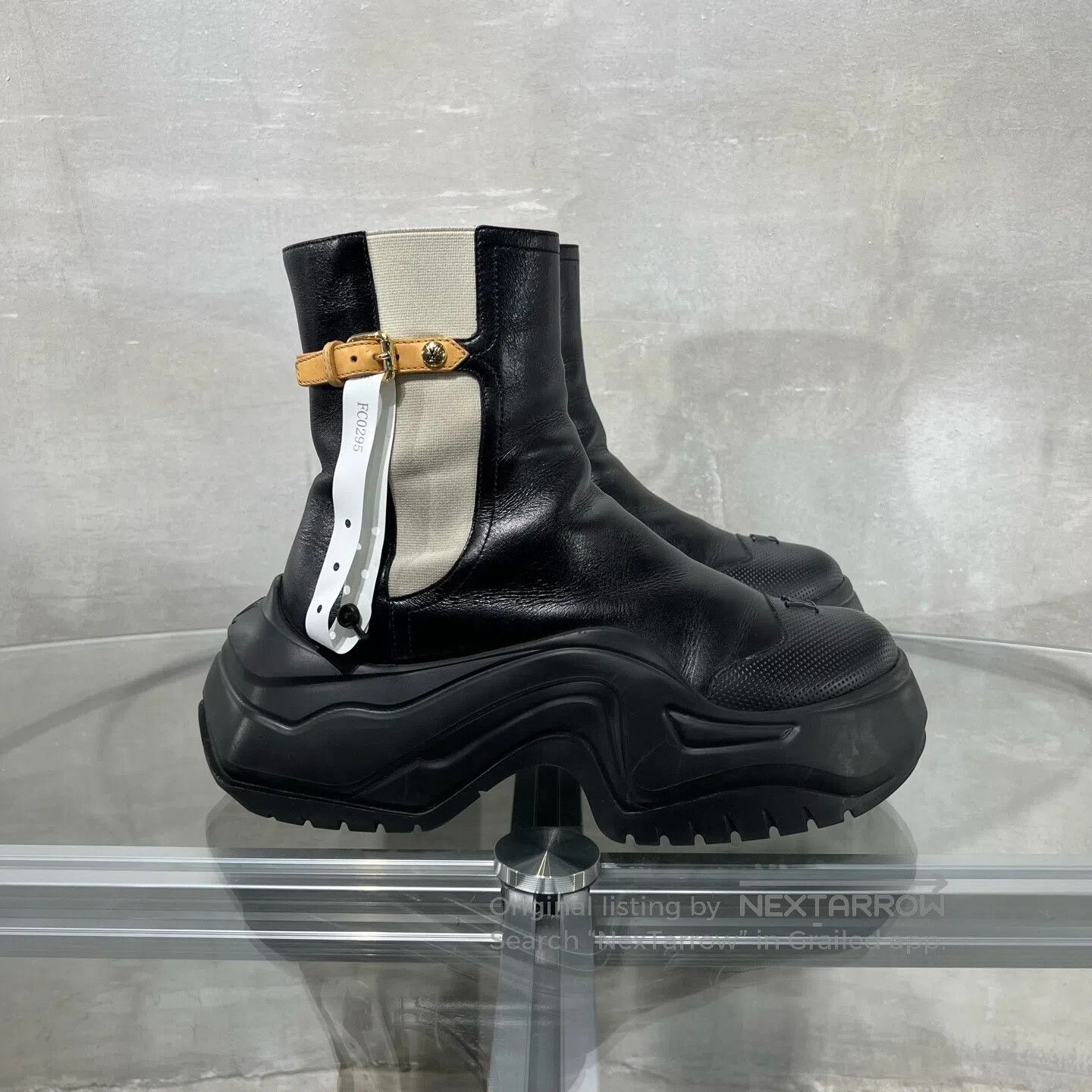 Louis Vuitton Louis Vuitton Archlight2.0 Black Leather boots Size US 7 / IT 37 - 4 Thumbnail