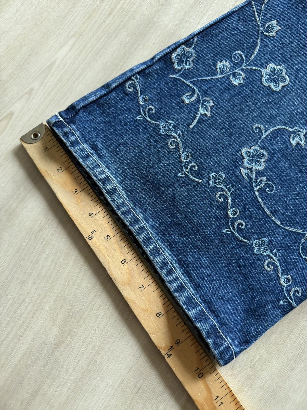 Other Vintage Revolt Jeans Womens Flared Flora lSz 13/14 Size 32" / US 10 / IT 46 - 3 Thumbnail