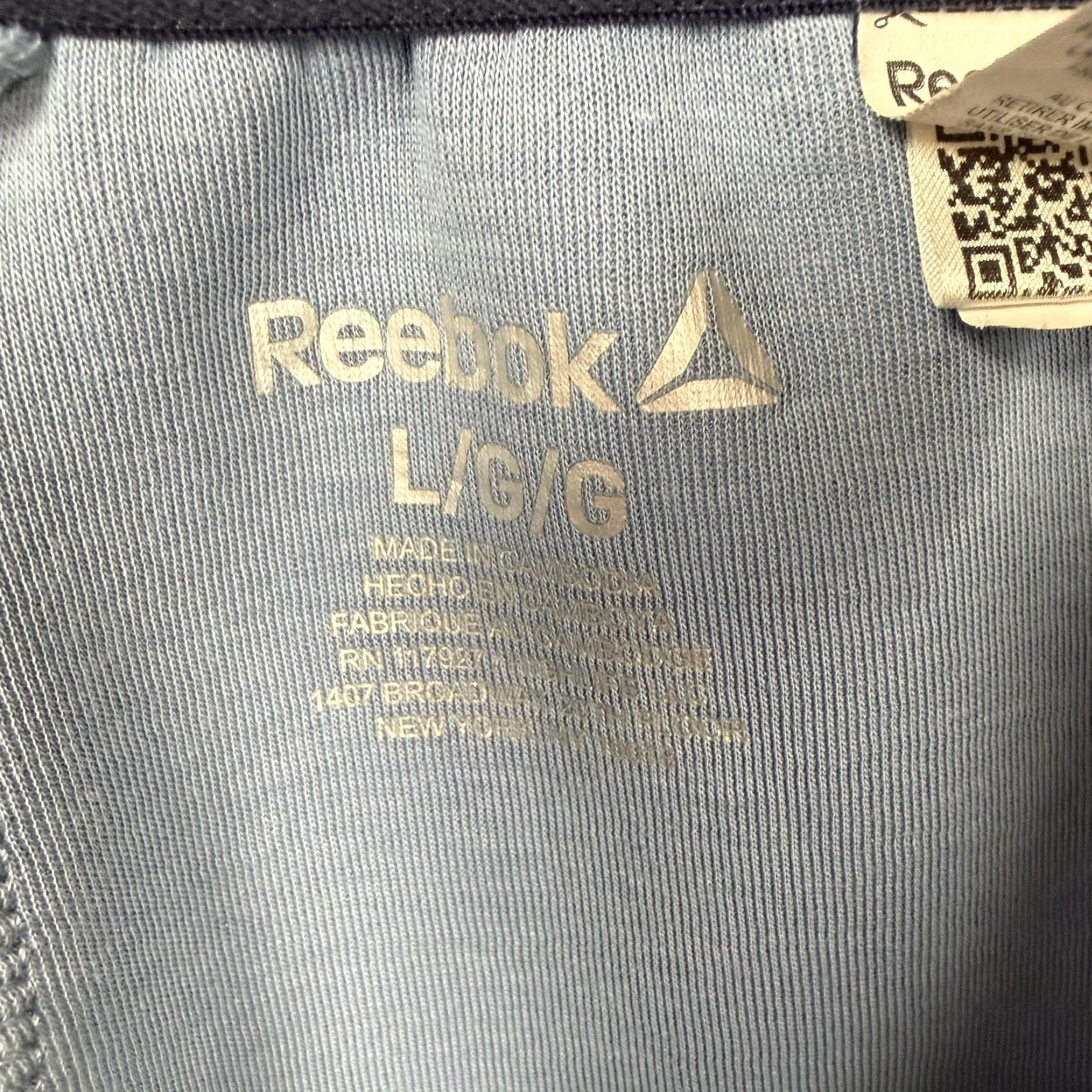 Reebok Reebok Sweatpants Mens Large 34x27 Blue Fleece Jogger Athletic Casual Activewear Gore-Tex? No. Size US 33 - 7 Thumbnail