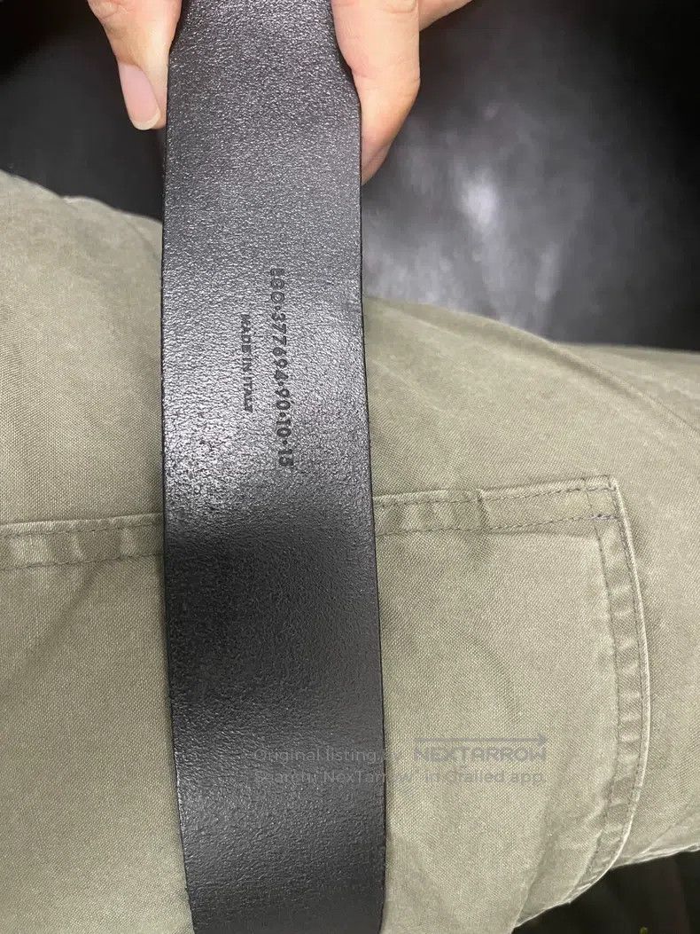 Saint Laurent Paris Saint Laurent Paris Square Buckle Belt i Size ONE SIZE - 5 Thumbnail