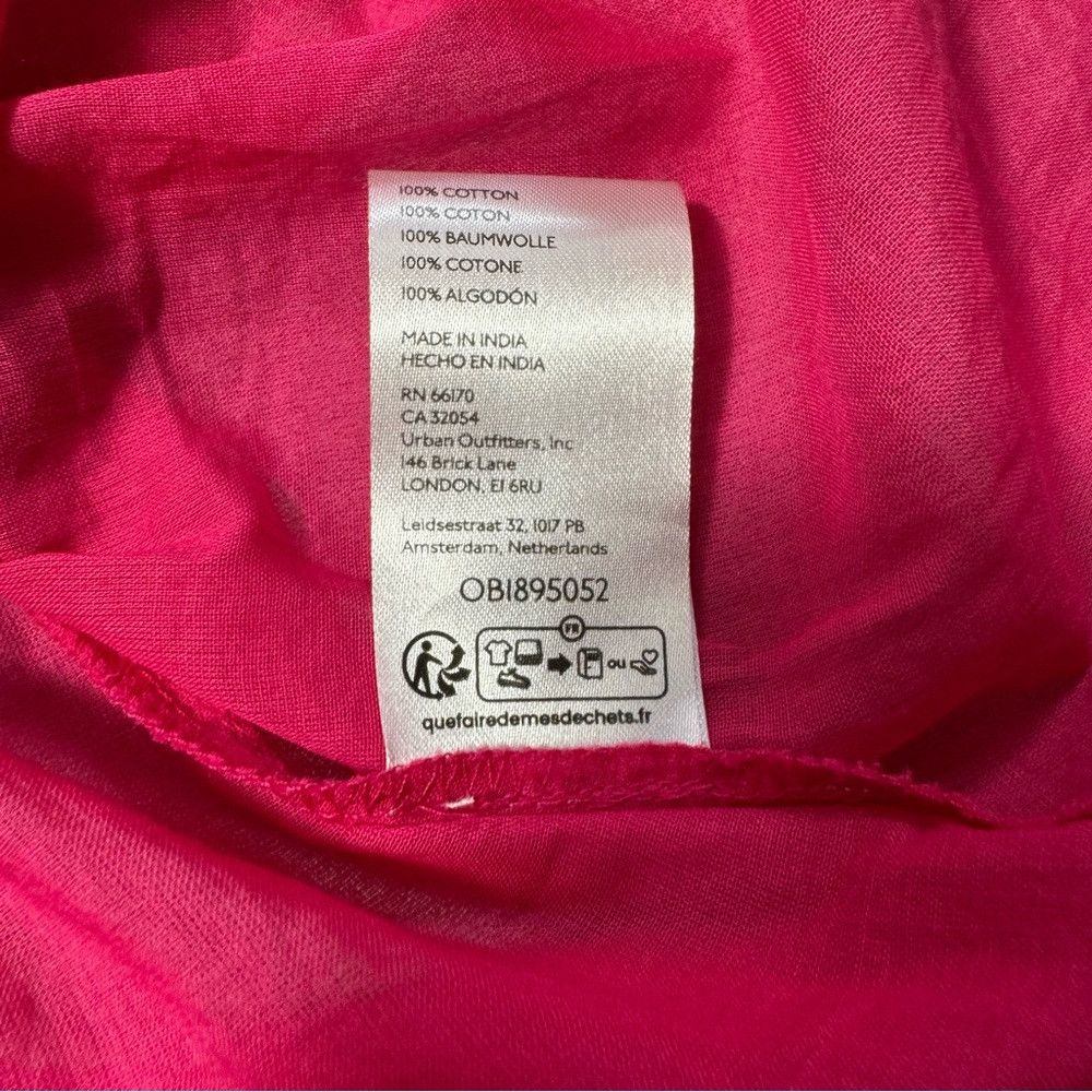 Other New Kimchi Blue Maria Collared Pink Cotton Mini Dress Size Size XS / US 0-2 / IT 36-38 - 8 Thumbnail