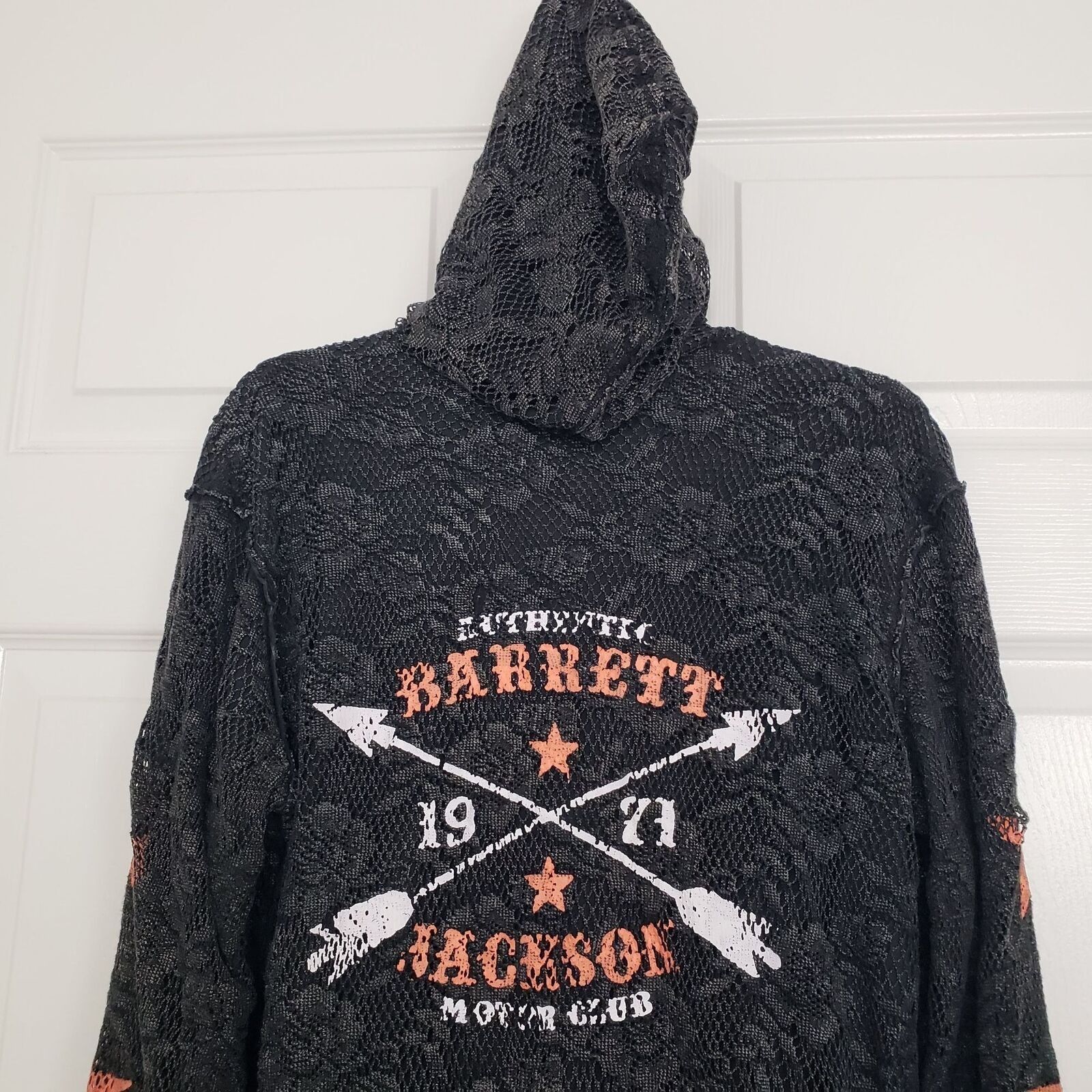 Designer Barrett Jackson Lace Distressed Reversible Jacket Womens M Size M / US 6-8 / IT 42-44 - 6 Thumbnail