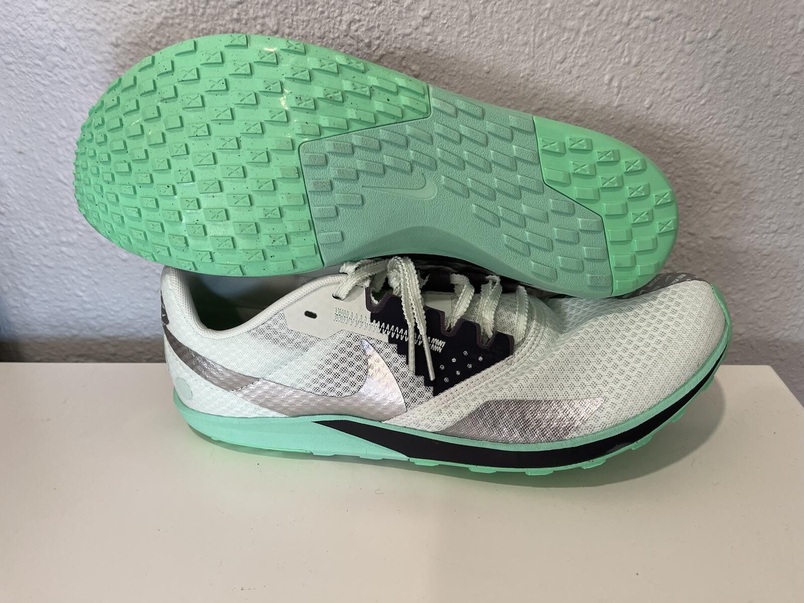 Nike Nike Rival Waffle Size 11 Mint Green and White Size US 11 / EU 44 - 5 Thumbnail