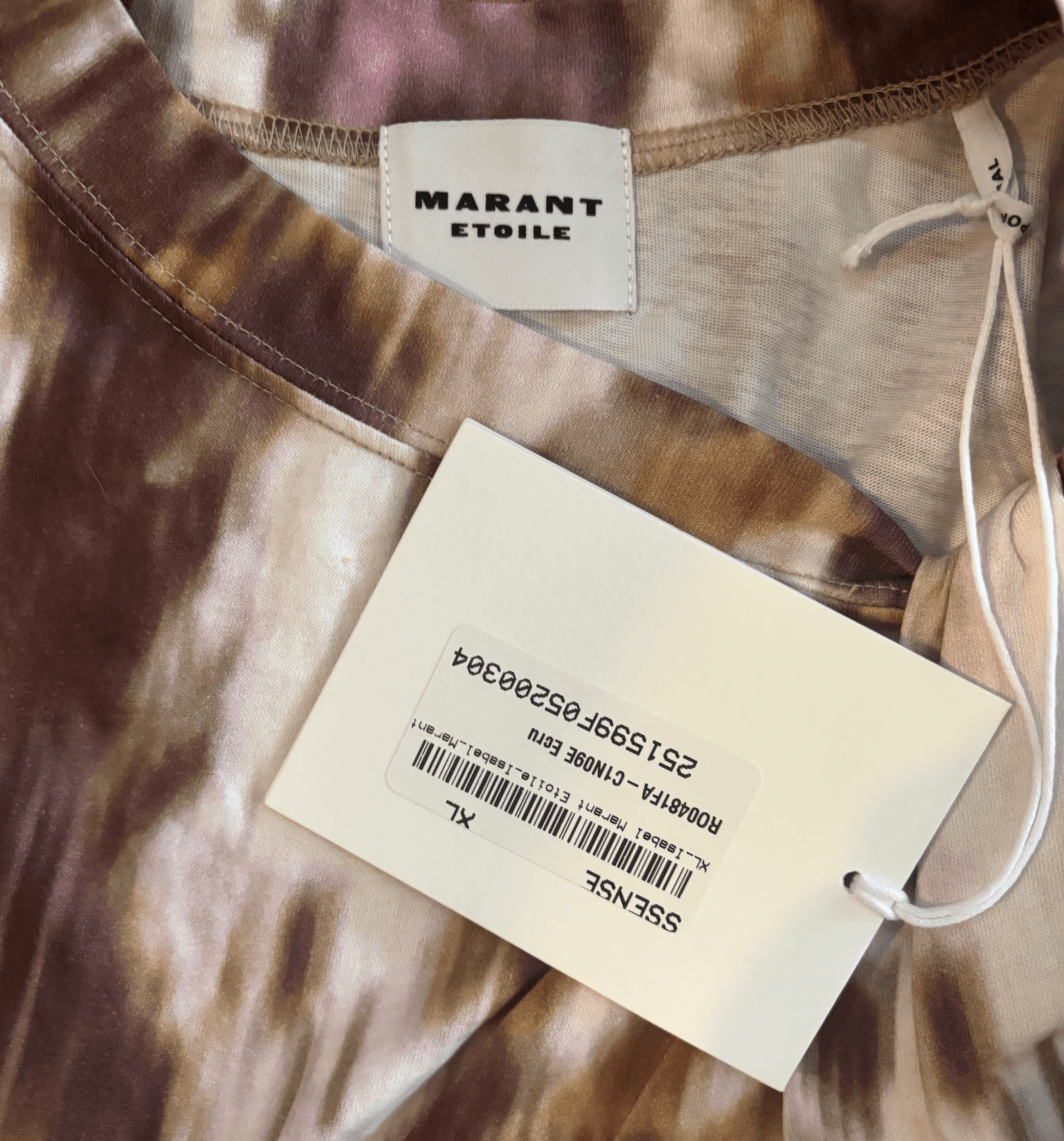 Isabel Marant Etoile Off-white & tan leany minidress Size XL / US 12-14 / IT 48-50 - 6 Thumbnail
