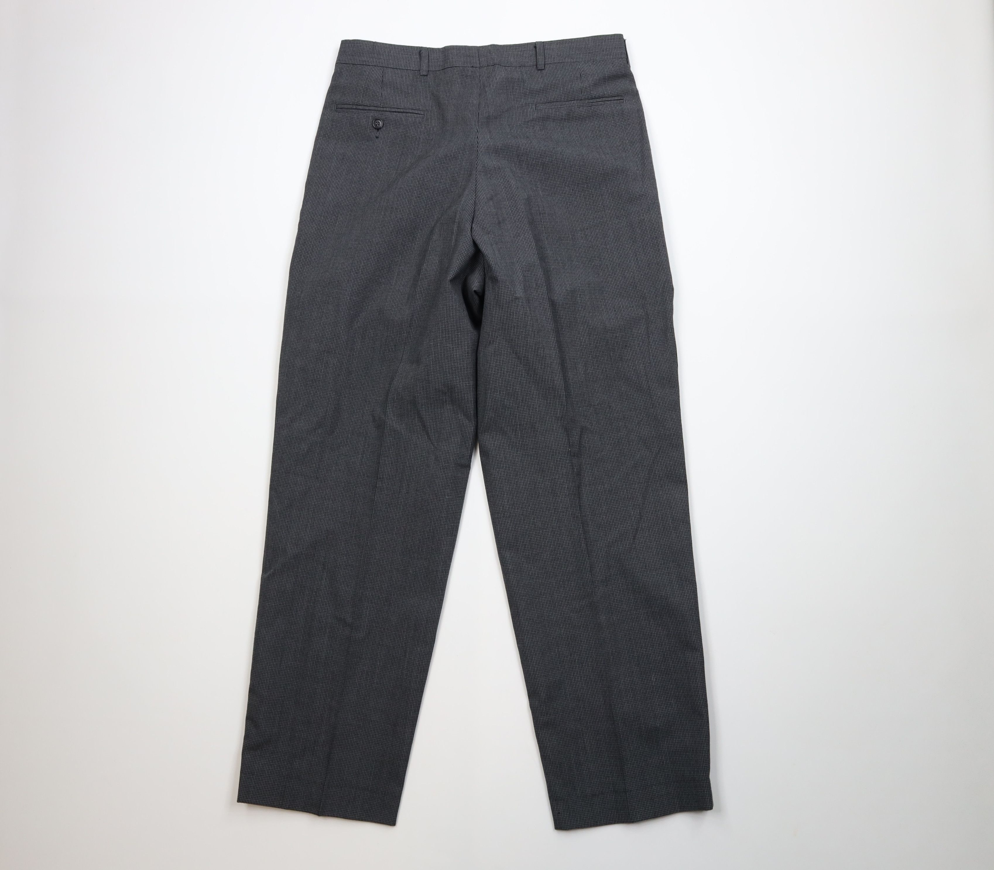 Vintage Vintage 90s Streetwear Wide Leg Chino Pants Houndstooth Size US 34 / EU 50 - 9 Thumbnail