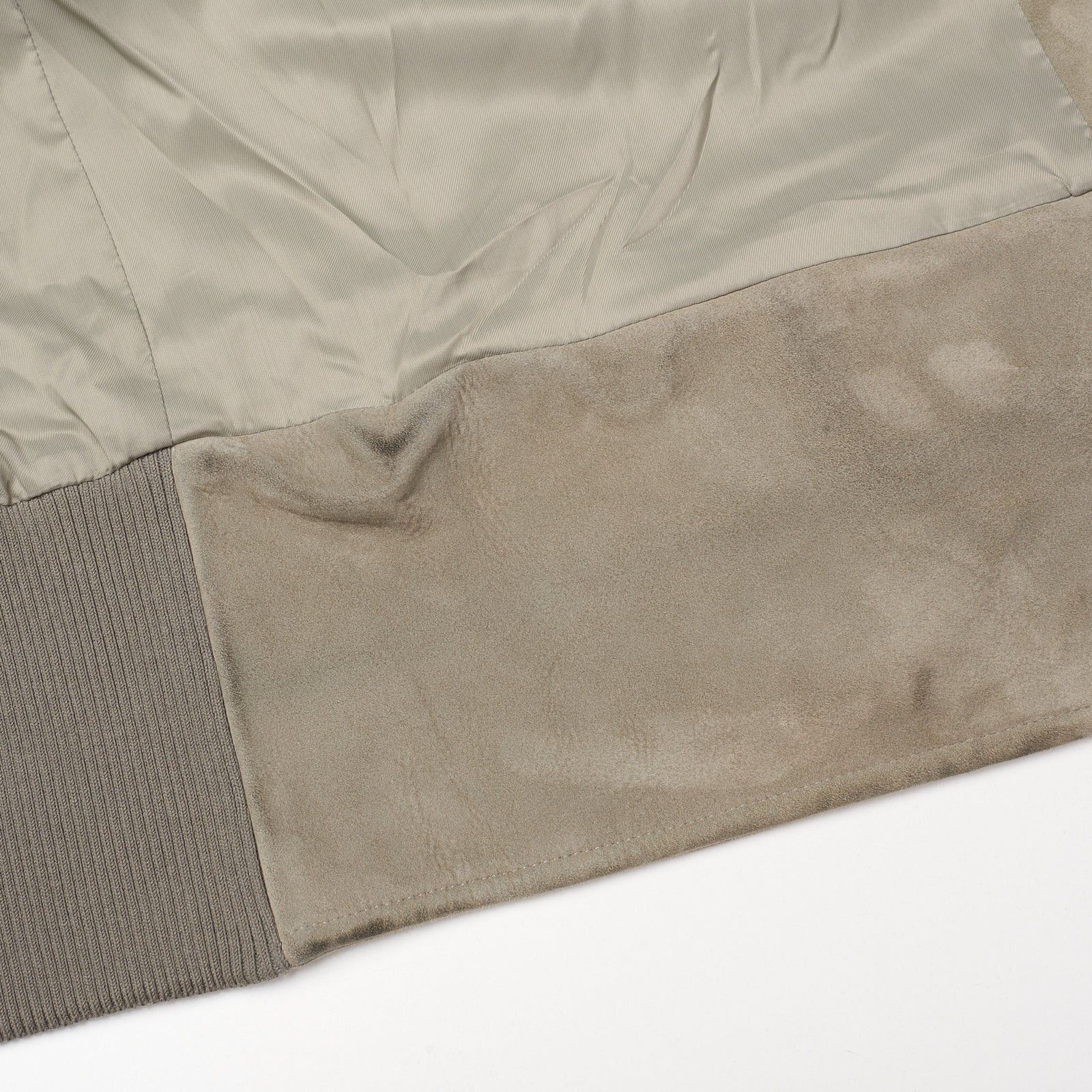 Bottega Veneta BOTTEGA VENETA Gray Suede Leather Flight Bomber Jacket Size US M / EU 48-50 / 2 - 8 Thumbnail