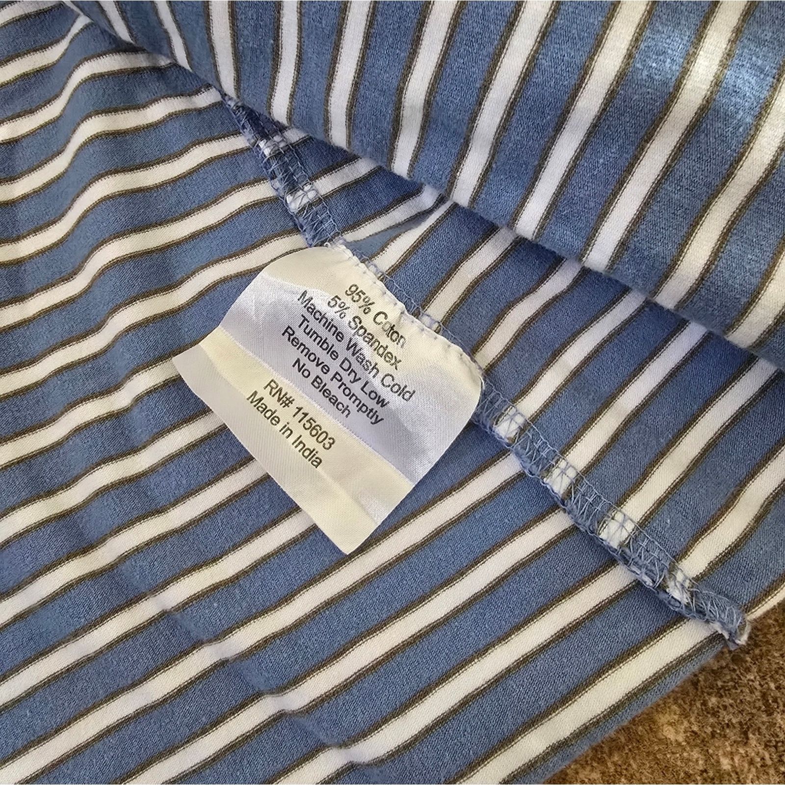 Other Blue Striped | BABY BE MINE | Long Sleeve Robe Size ONE SIZE - 3 Thumbnail