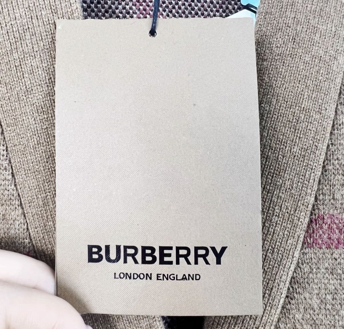 Burberry Burberry Brown Plaid Wool Jacquard Cardigan K12 Size S / US 4 / IT 40 - 5 Thumbnail