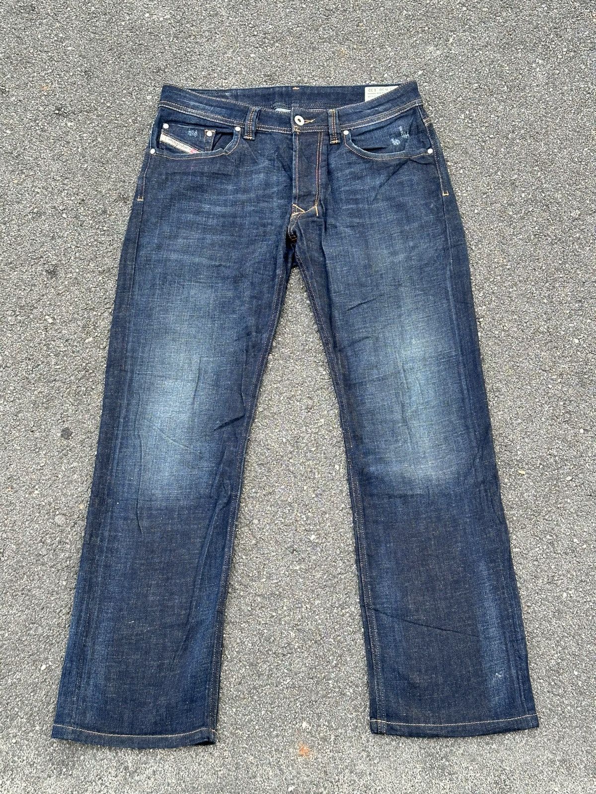Diesel DIESEL 'Only The Brave' - MENS VINTAGE BLUE DENIM JEANS. Size US 30 / EU 46 - 1 Thumbnail