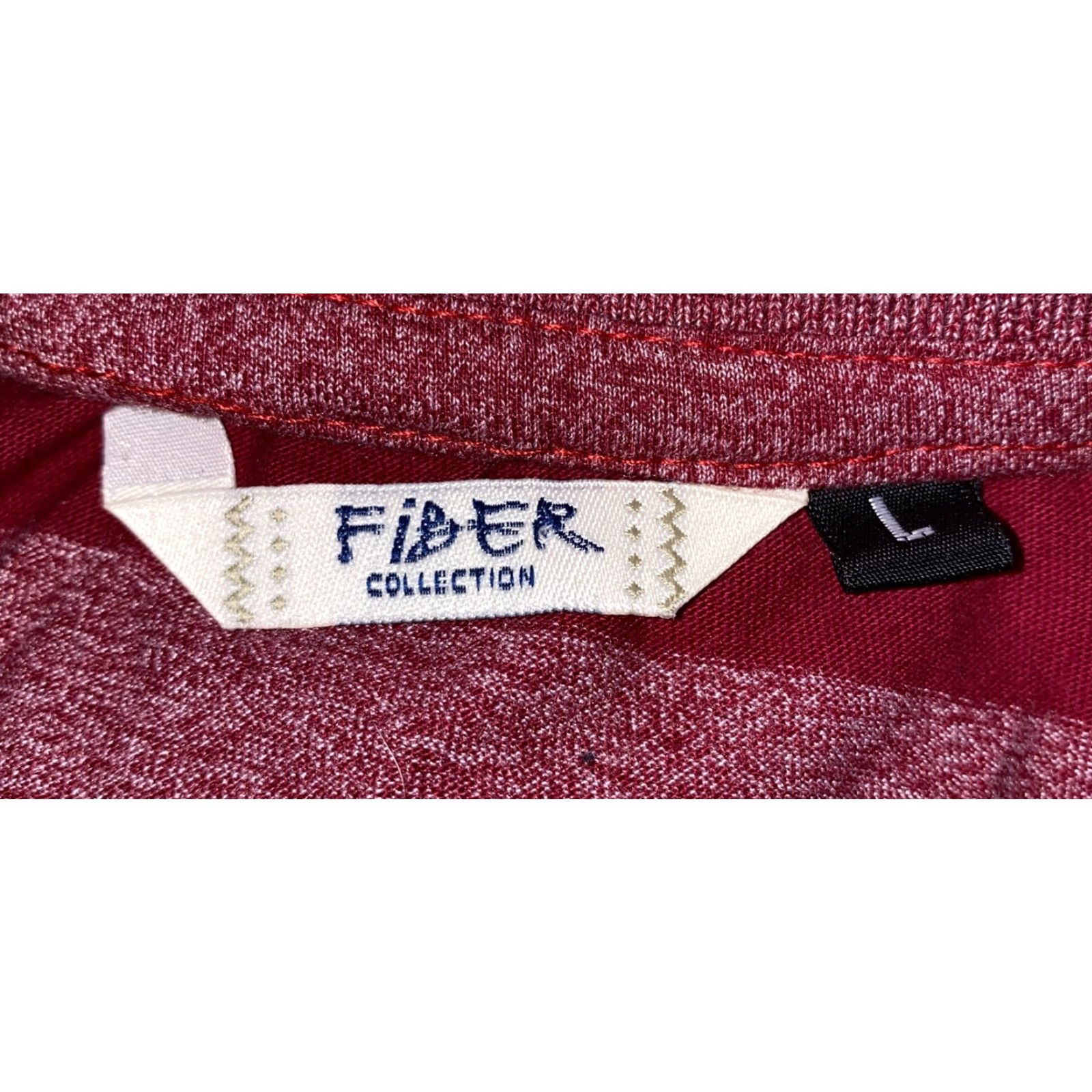 Vintage Fiber Collection Men's Red Striped Golf Polo Shirt Short Sleeve Size L, 18-inch Armpit, Cotton, Button-up Size US L / EU 52-54 / 3 - 5 Thumbnail