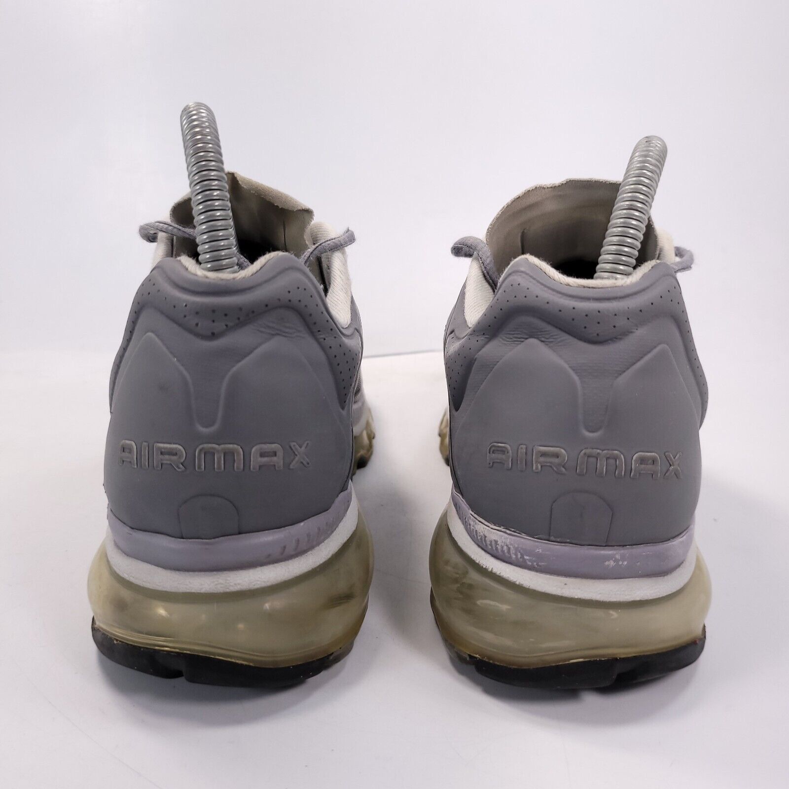 Nike Nike Air Max+ Shoe Womens Size 7.5 429890-010 Gray White Size US 7.5 / IT 37.5 - 3 Thumbnail
