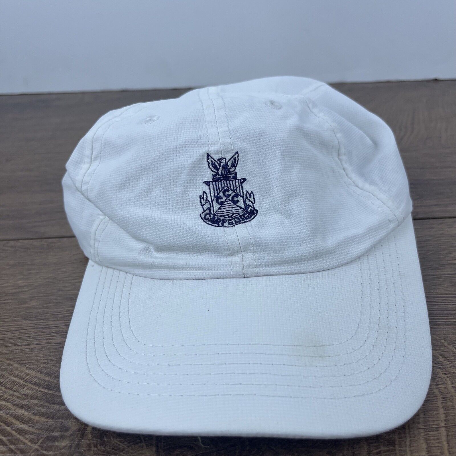 Other Georgia's Golf Channel Hat Carpediegup CCC White Hat Adjusta Size ONE SIZE - 3 Thumbnail