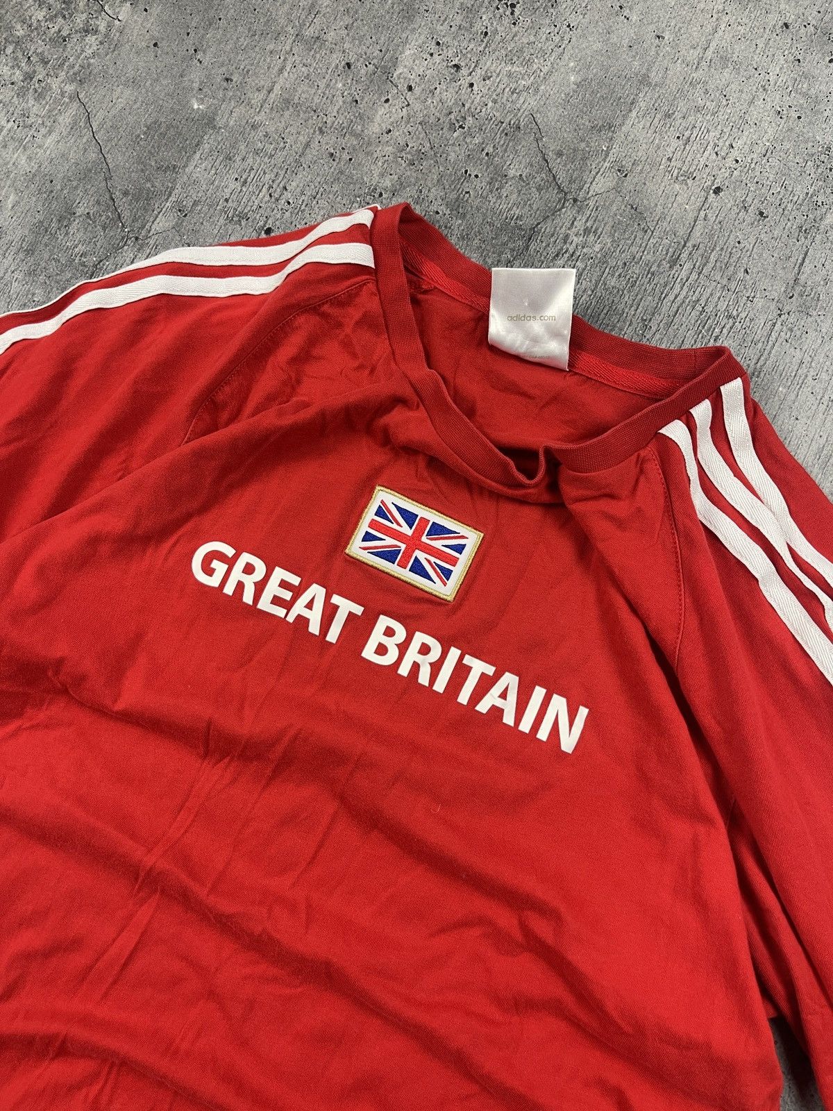 Adidas × Vintage Adidas 2012 Olympics Great Britain Team GB Jersey Size US L / EU 52-54 / 3 - 3 Thumbnail