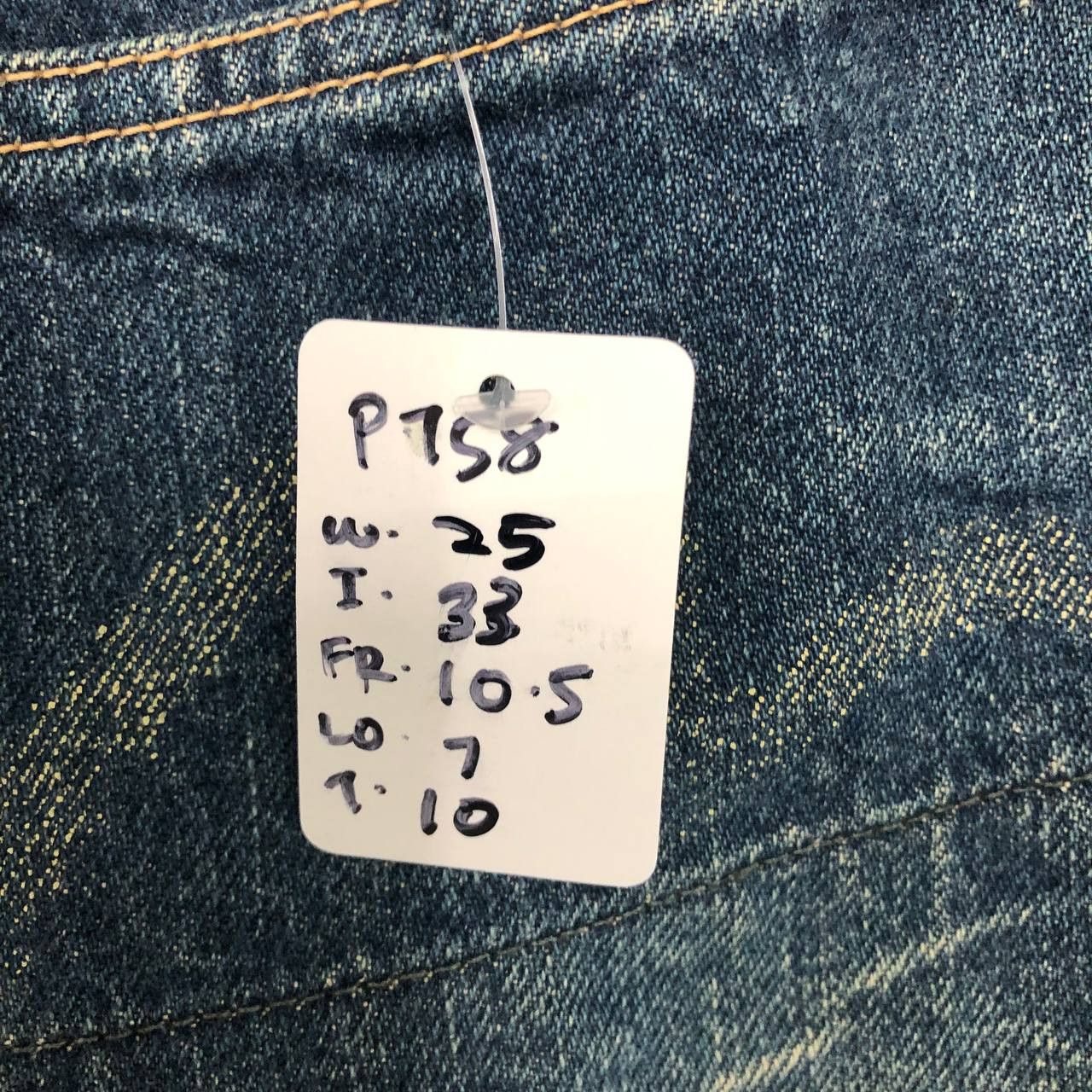Evisu P758 VTG EVISU BY EVIS SELVEDGE JEANS Size 25" / US 0 / IT 36 - 11 Thumbnail