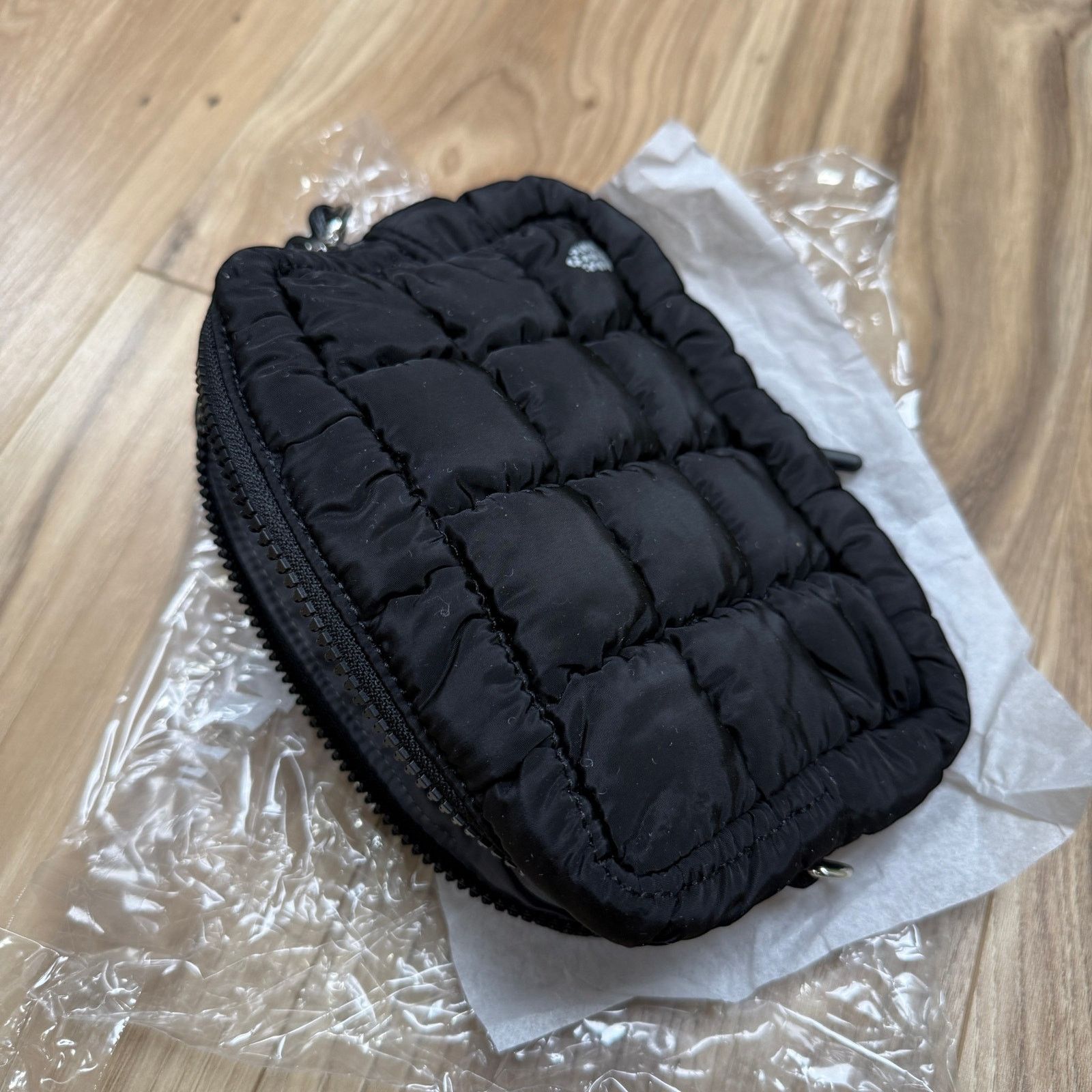 Free People FP Movement Quilted Mini Case Zip Pouch Bag | Black Size ONE SIZE - 13 Thumbnail