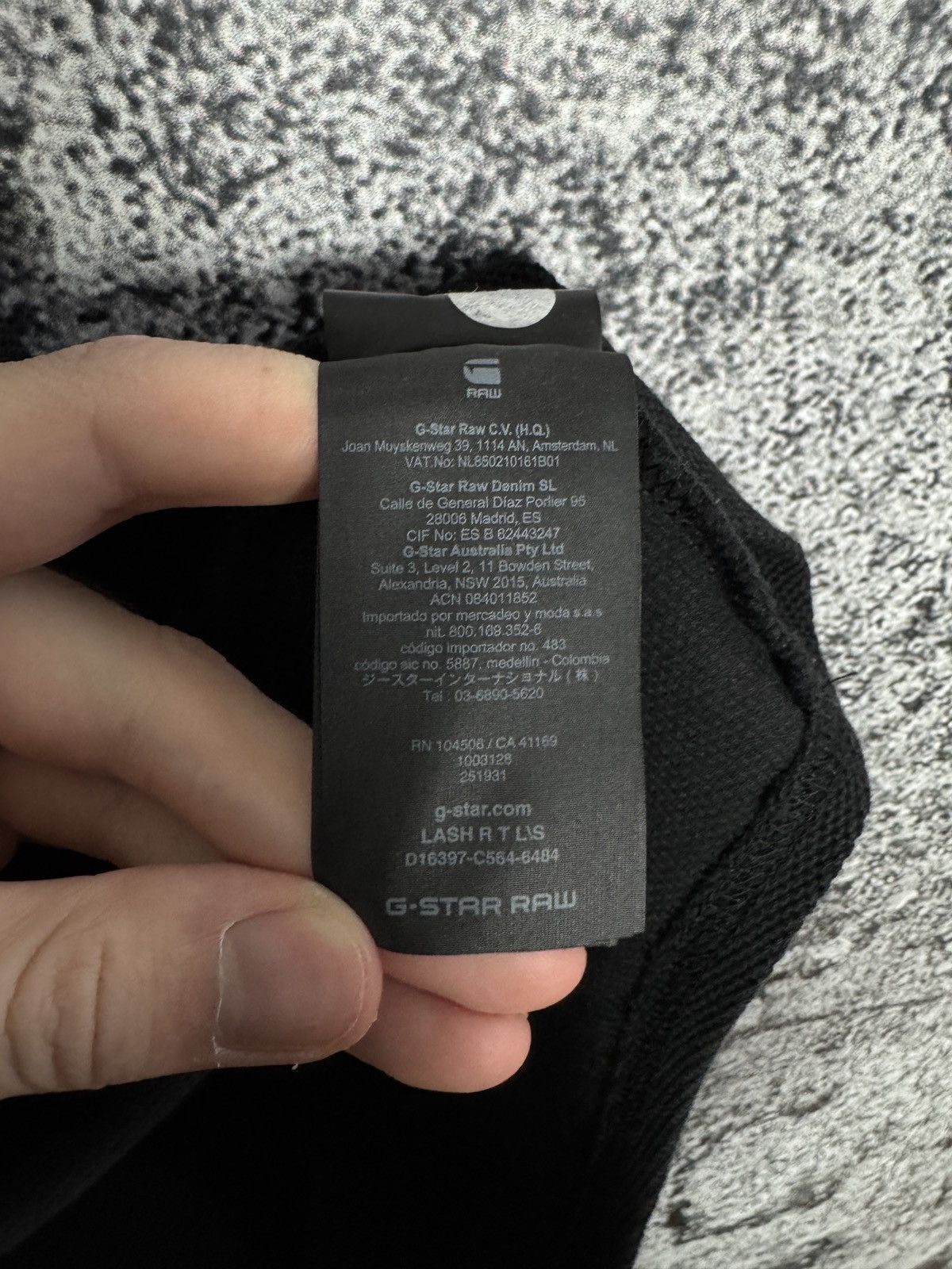 G-Star G-Star Raw Lash R T L/S Waffle Light Sweatshirt Size M Size US M / EU 48-50 / 2 - 9 Thumbnail