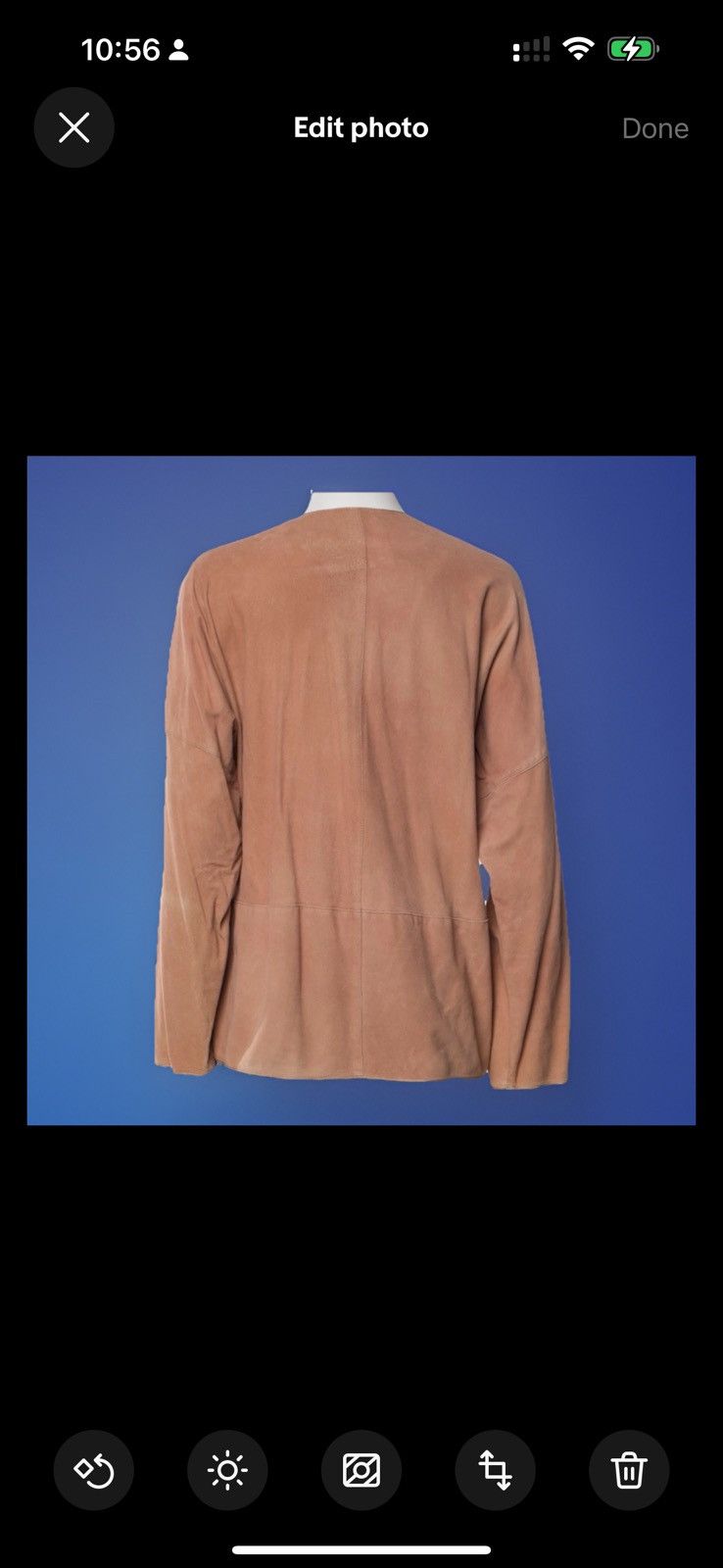 Calvin Klein CALVIN KLEIN Vintage 70s Pink Suede Top M 6 8 Boho 60s Size M / US 6-8 / IT 42-44 - 5 Thumbnail
