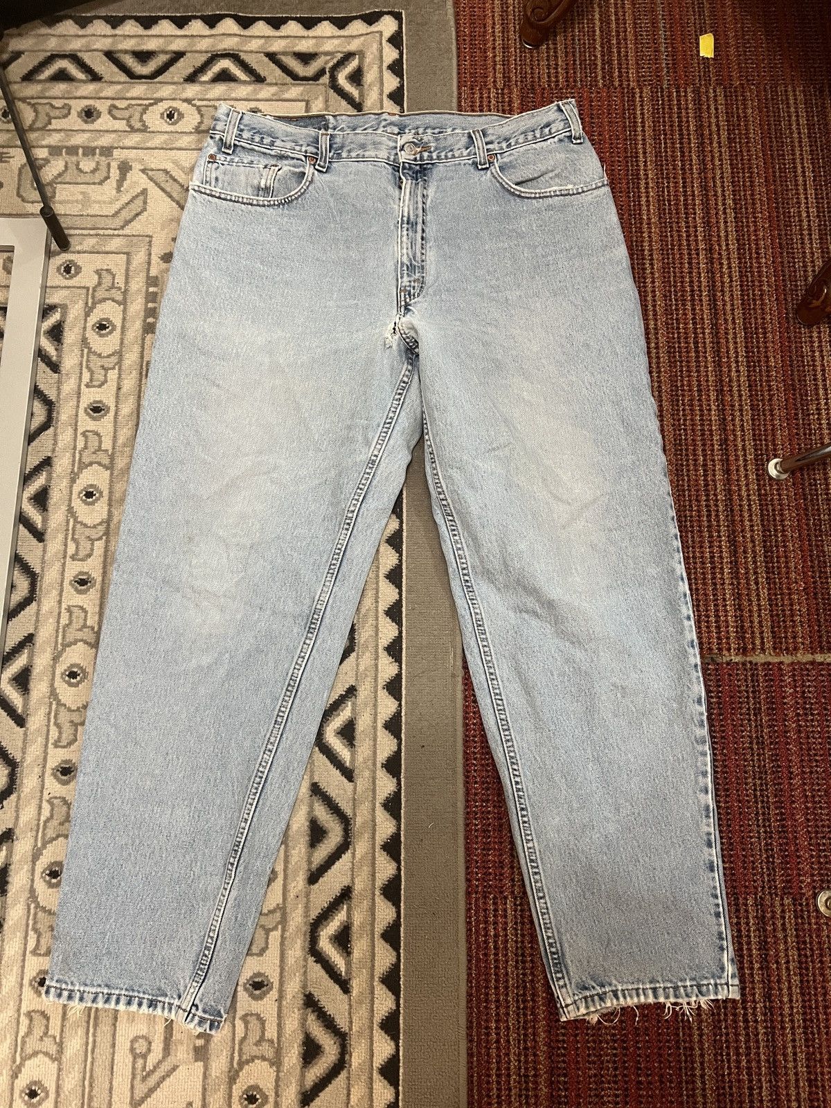 Levi's Vintage OOs Levis 560 light Distressed Grunge Denim Jeans Size US 38 / EU 54 - 1 Thumbnail