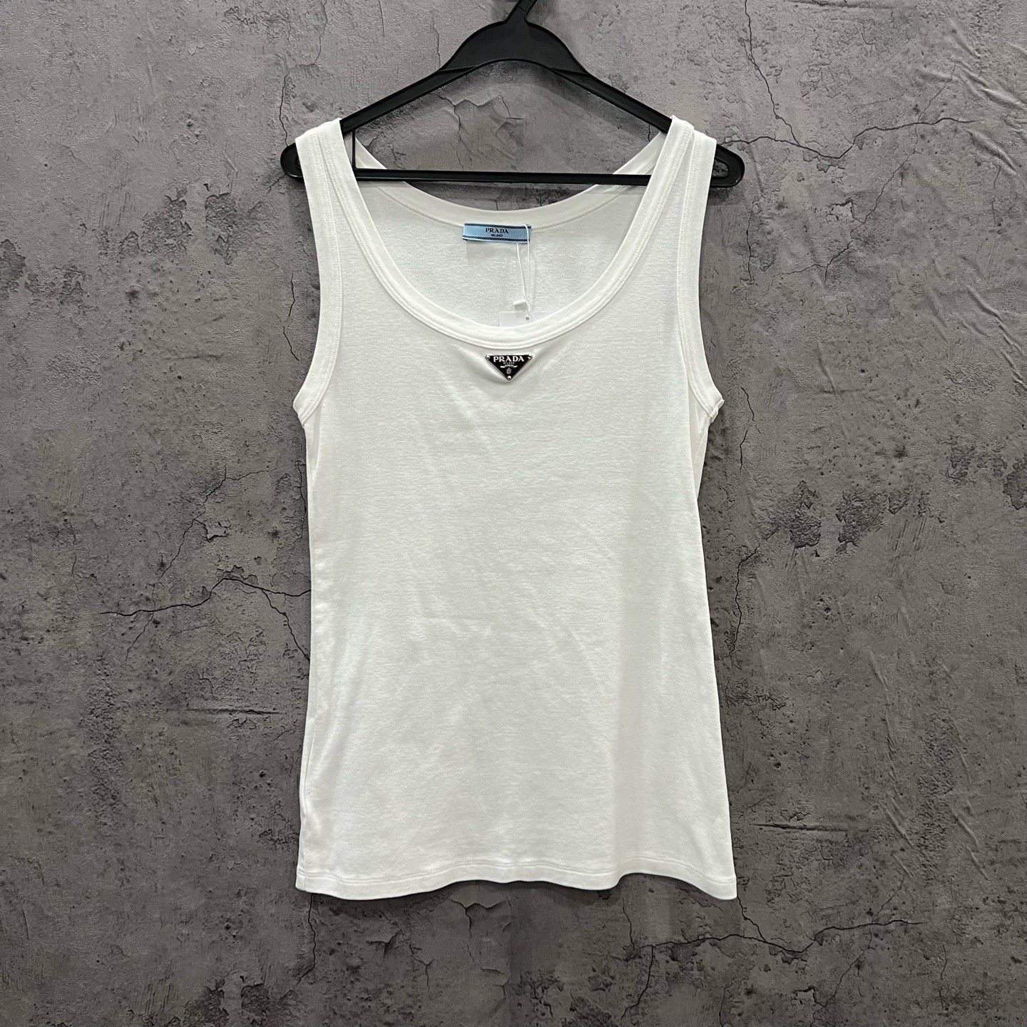 Prada Prada Metallic Gold Tank Top XS Women Size XS / US 0-2 / IT 36-38 - 1 Thumbnail