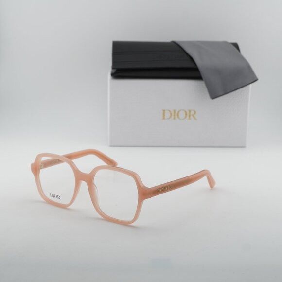 Dior Dior DIORMIDNIGHT O S1I 3900 Eyeglasses Shiny Pink 53mm Size ONE SIZE - 9 Thumbnail