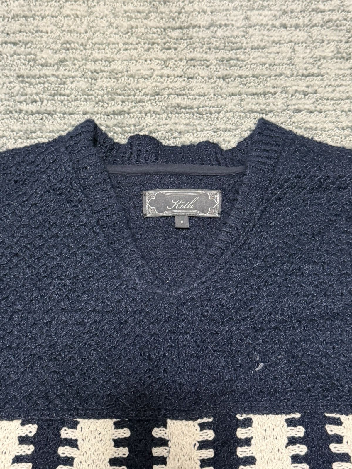 Kith Kith Long Sleeve Crochet Malik Jersey Nocturnal Size Small Size US S / EU 44-46 / 1 - 5 Thumbnail