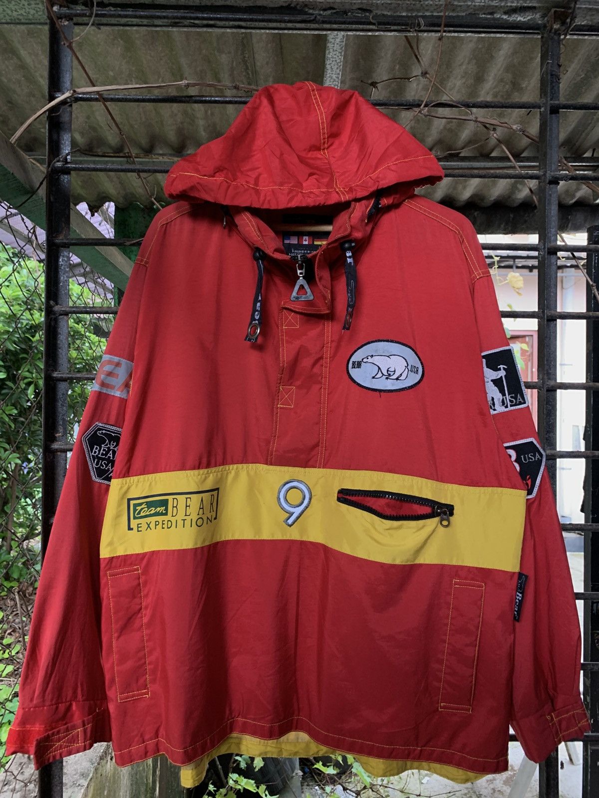 Japanese Brand 🐍 Vintage BEAR USA Expedition Windbreaker Jacket Size US M / EU 48-50 / 2 - 1 Thumbnail