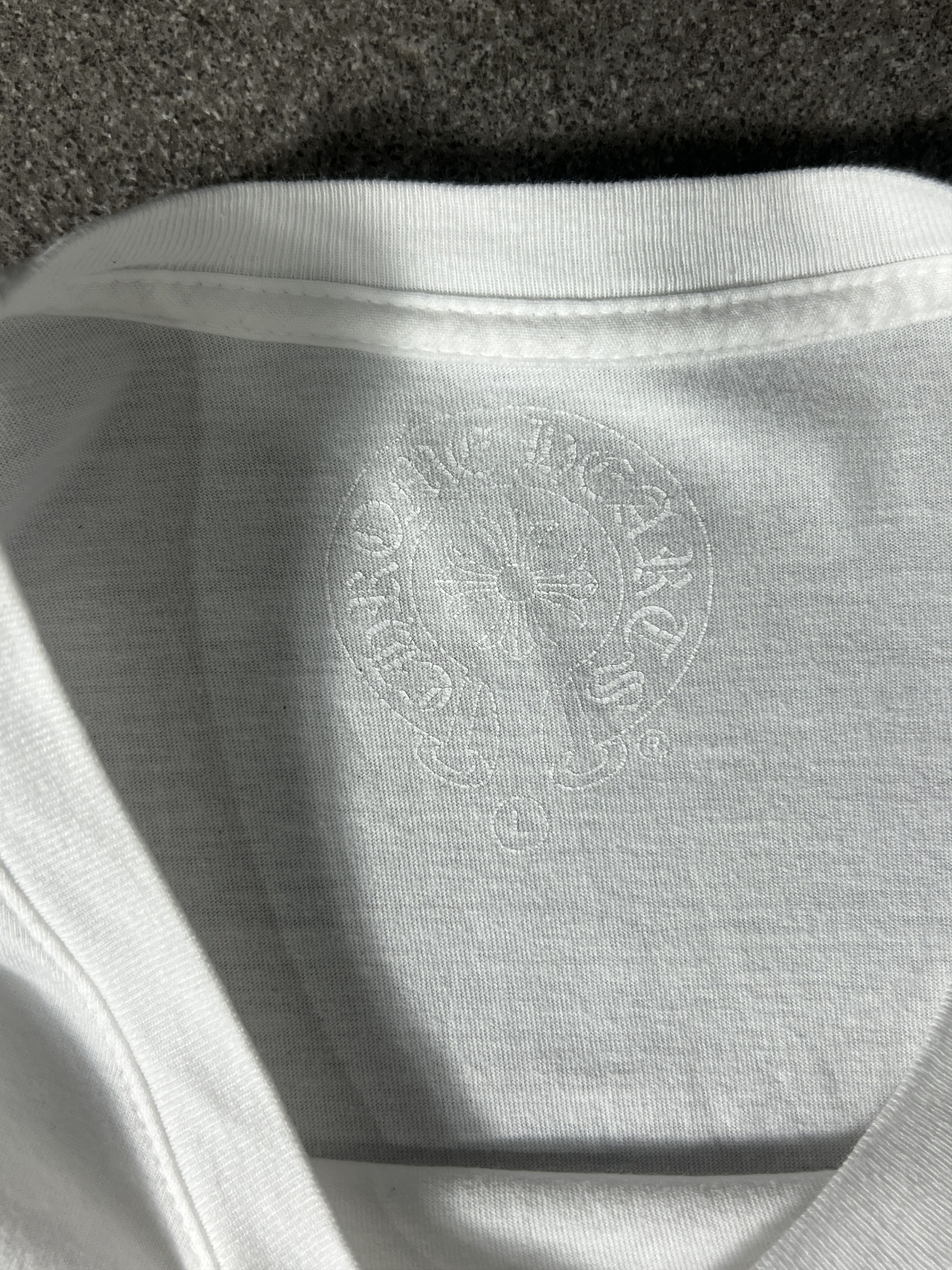 Chrome Hearts Chrome Hearts Hongkong Exclusive Pocket Tee White Logo L Size US L / EU 52-54 / 3 - 3 Thumbnail