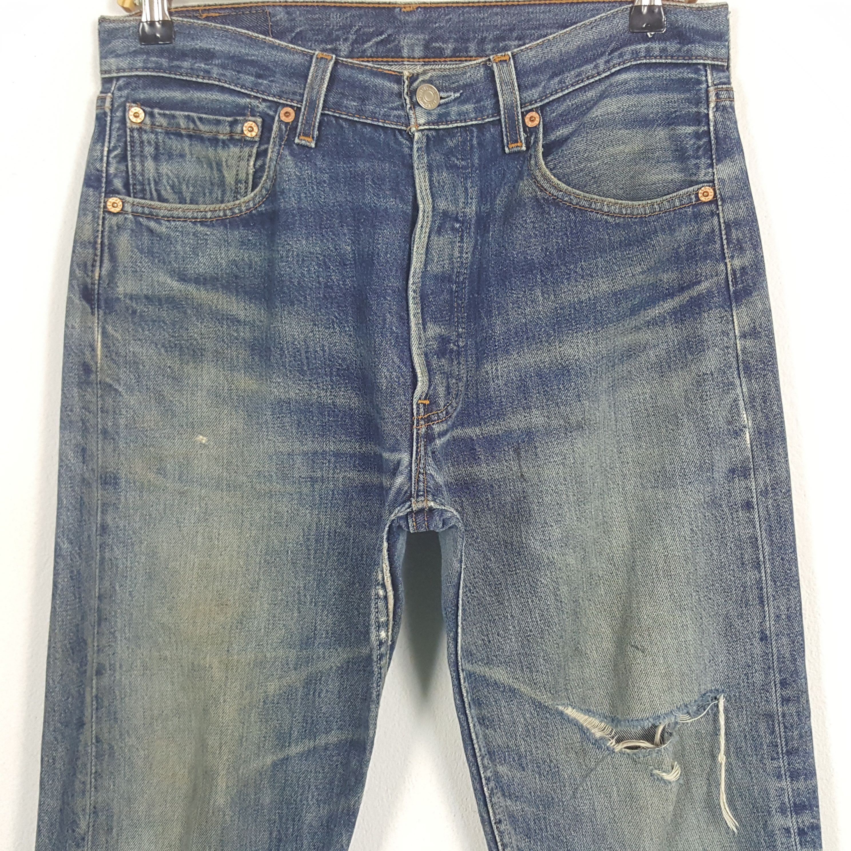 Levi's × Vintage Vintage Levi's 501 Denim Jeans Size US 30 / EU 46 - 2 Thumbnail